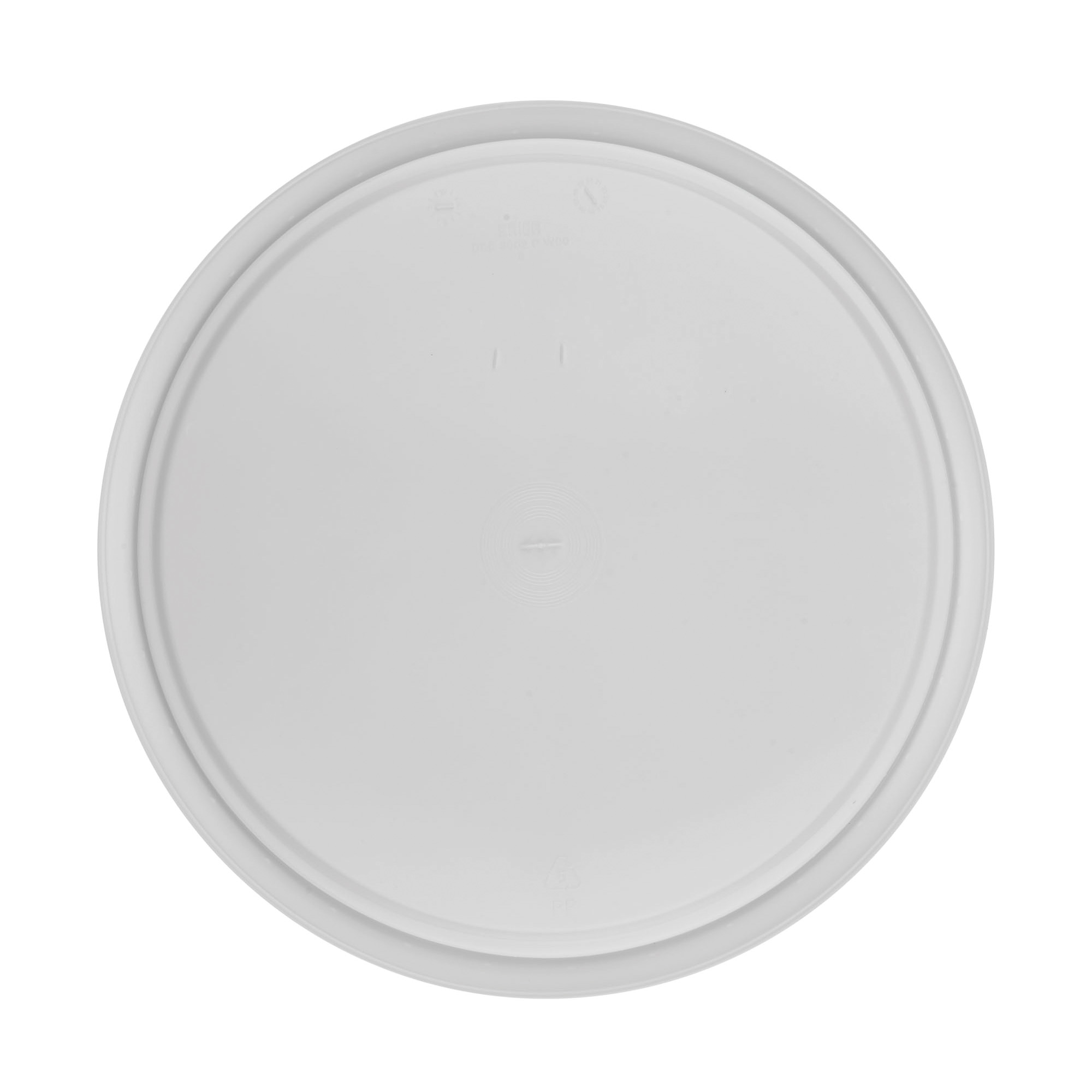 Lid for 30 l bucket, PP plastic, white Lid for 30 l bucket, PP plastic, white