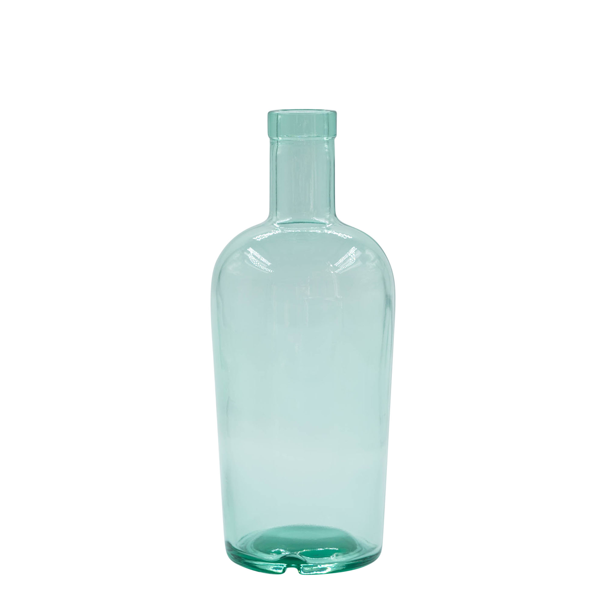 700 ml glass bottle 'Teo Light', opening: cork