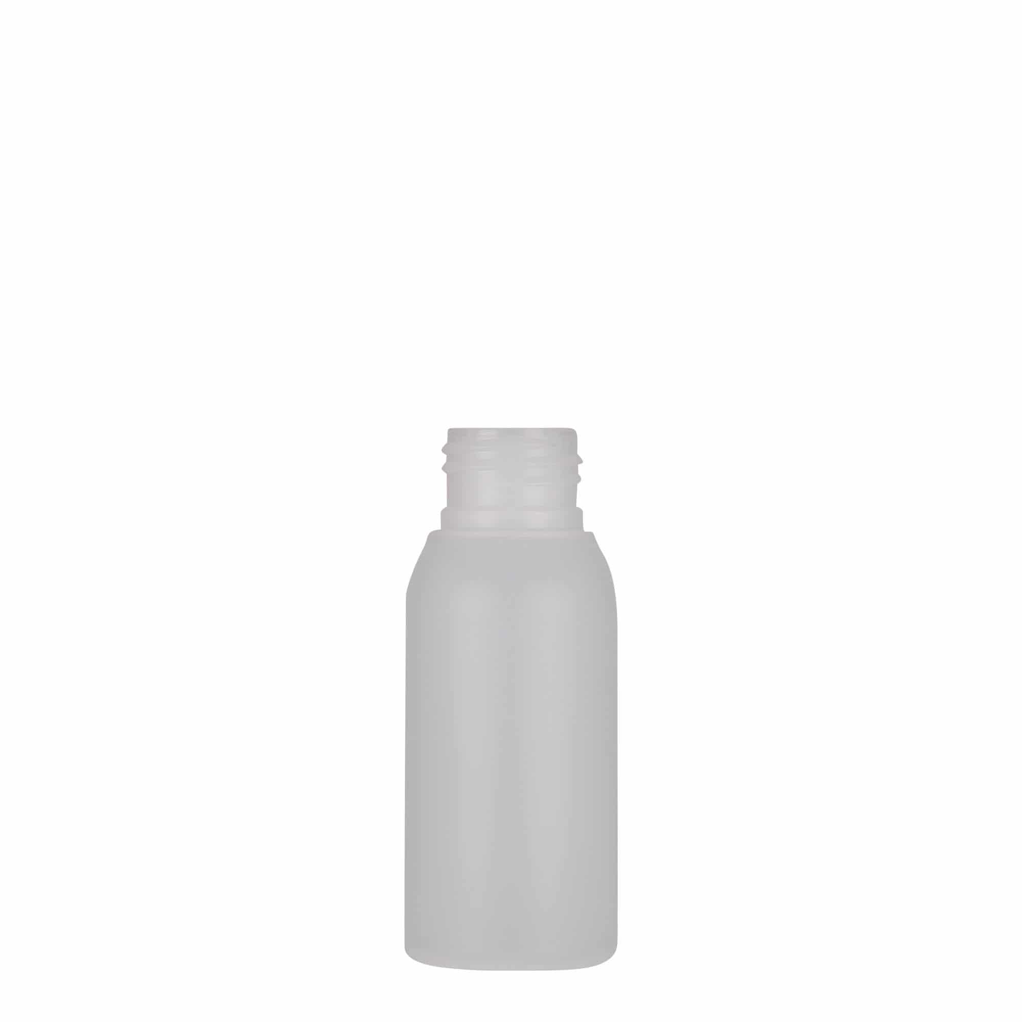 50 ml plastic bottle 'Tuffy', HDPE, natural, opening: 24/410 50 ml plastic bottle 'Tuffy', HDPE, natural, opening: 24/410