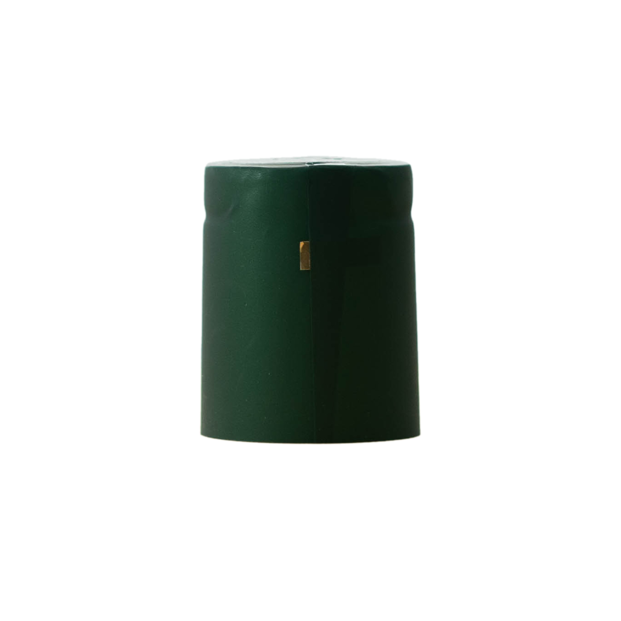 Shrink capsule 32x41, PVC plastic, dark green Shrink capsule 32x41, PVC plastic, dark green