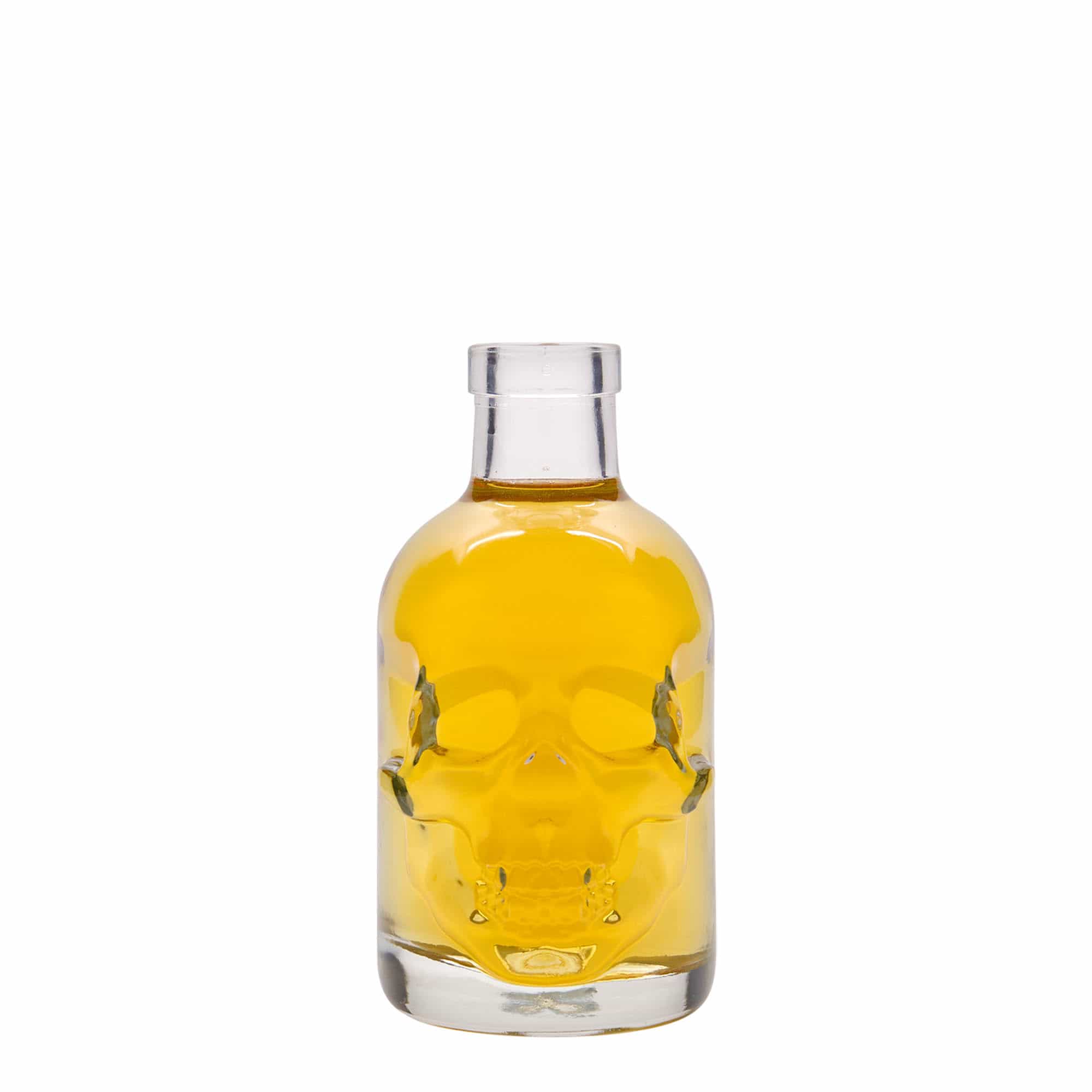 200 ml glass bottle 'Skull', opening: cork 200 ml glass bottle 'Skull', opening: cork