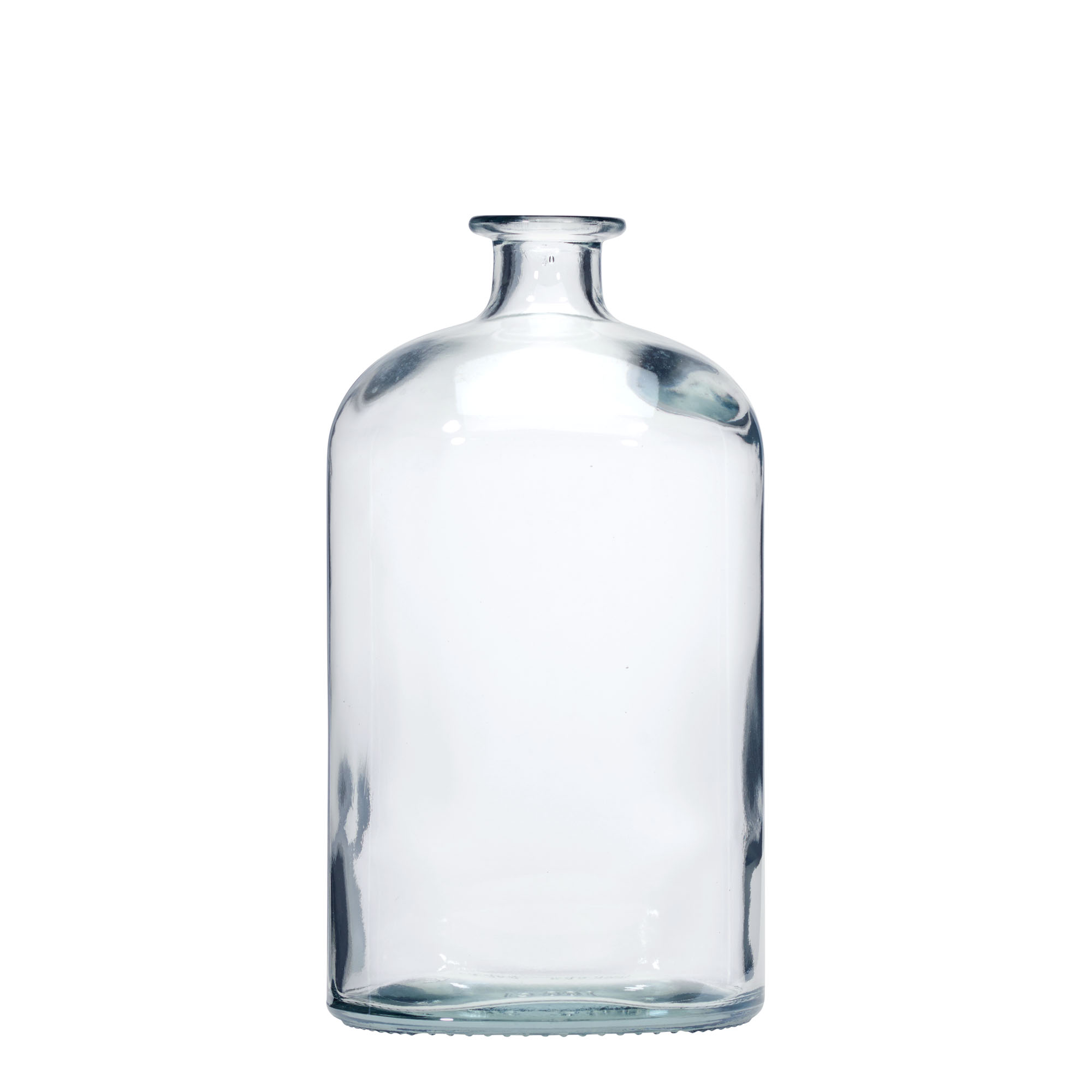 1,000 ml glass bottle ‘Dundee’, oval, opening: cork
