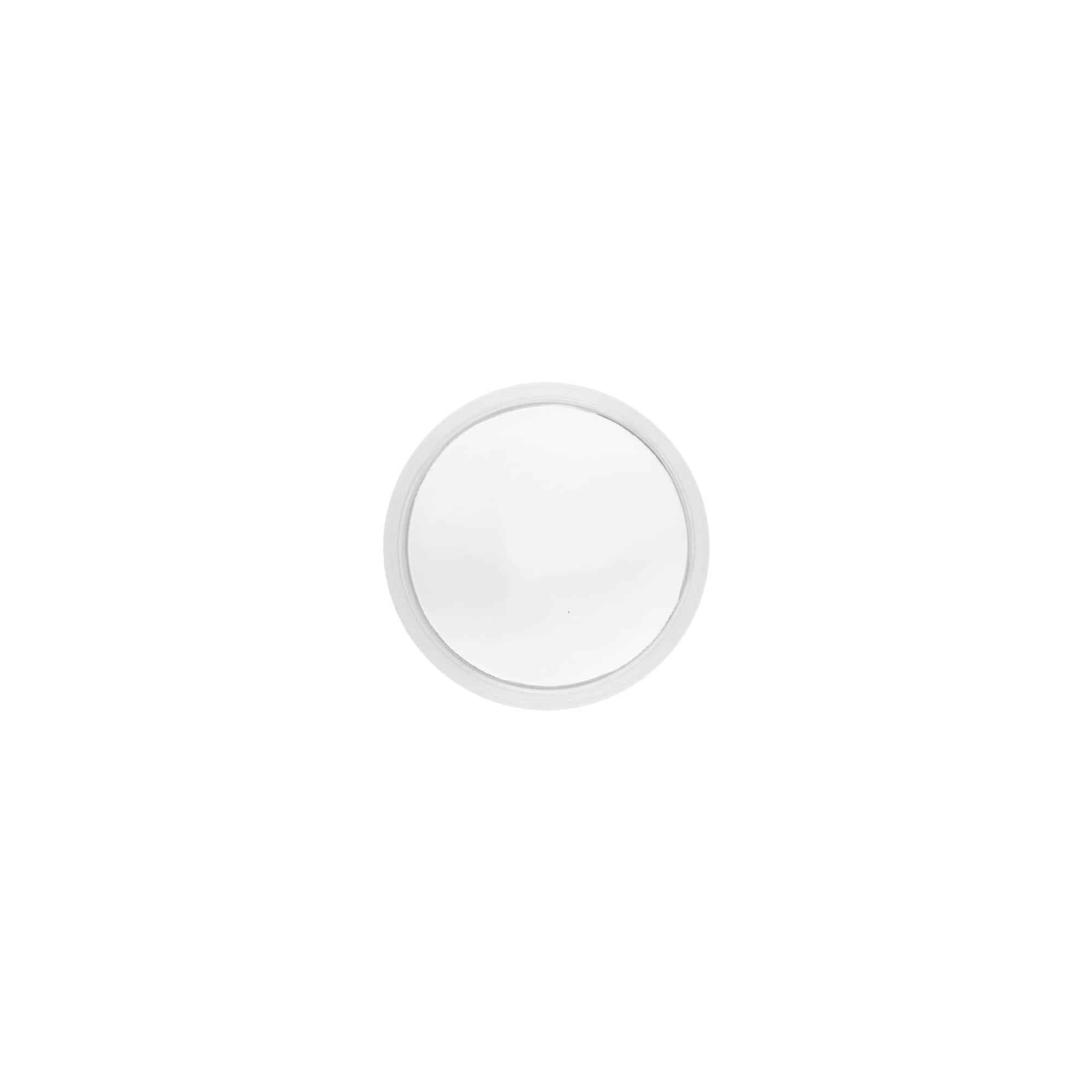 Screw cap 'Clear/Platinum Edition', PP plastic, white, for opening: 40/2P