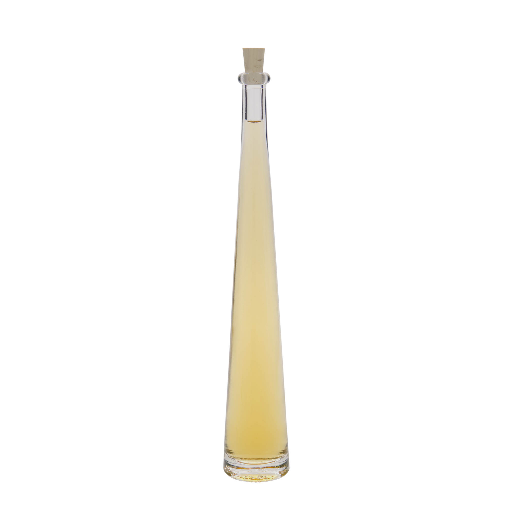 100 ml glass bottle 'Dama Rondo', opening: cork