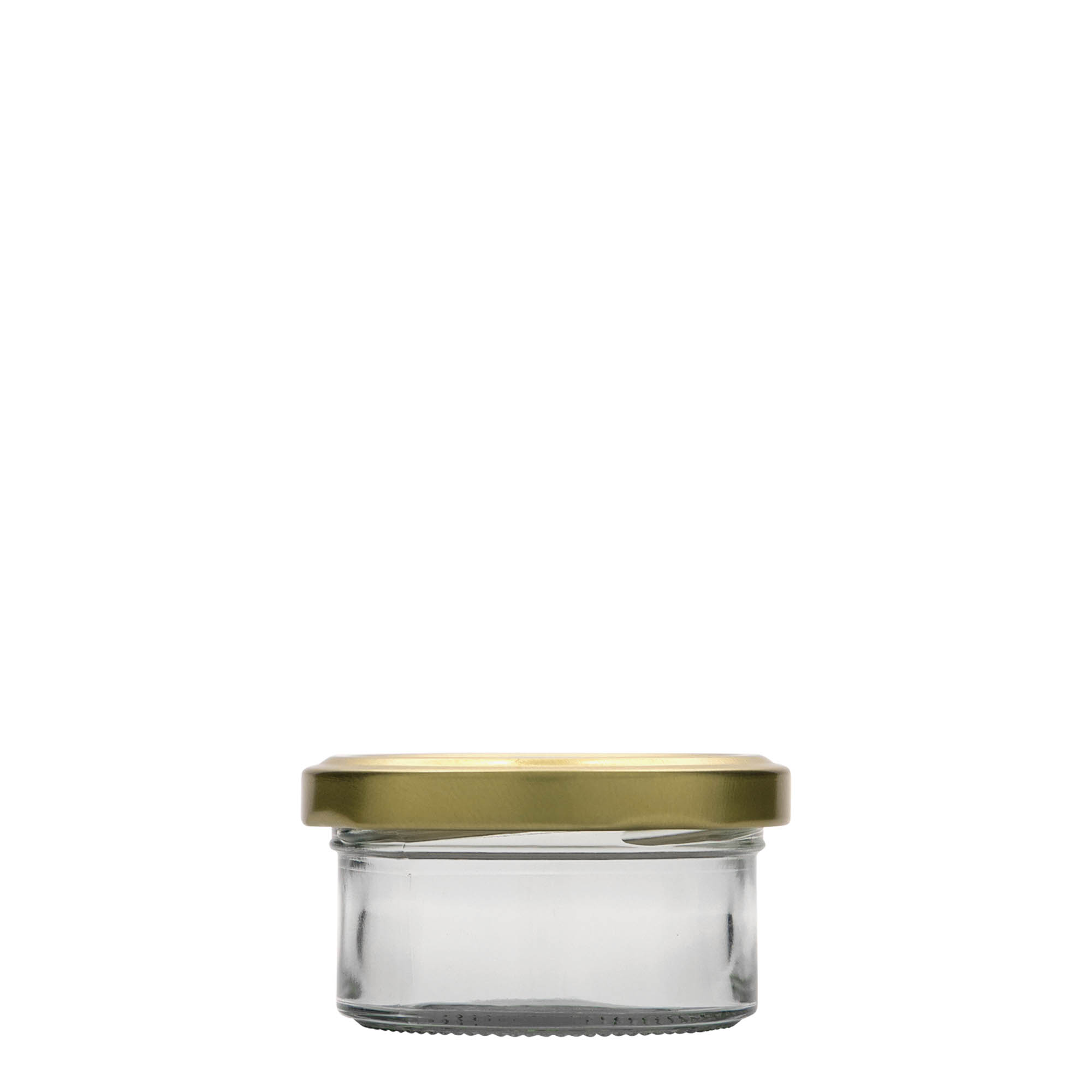70 ml flat straight-sided jar, opening: Twist-off (TO 66)