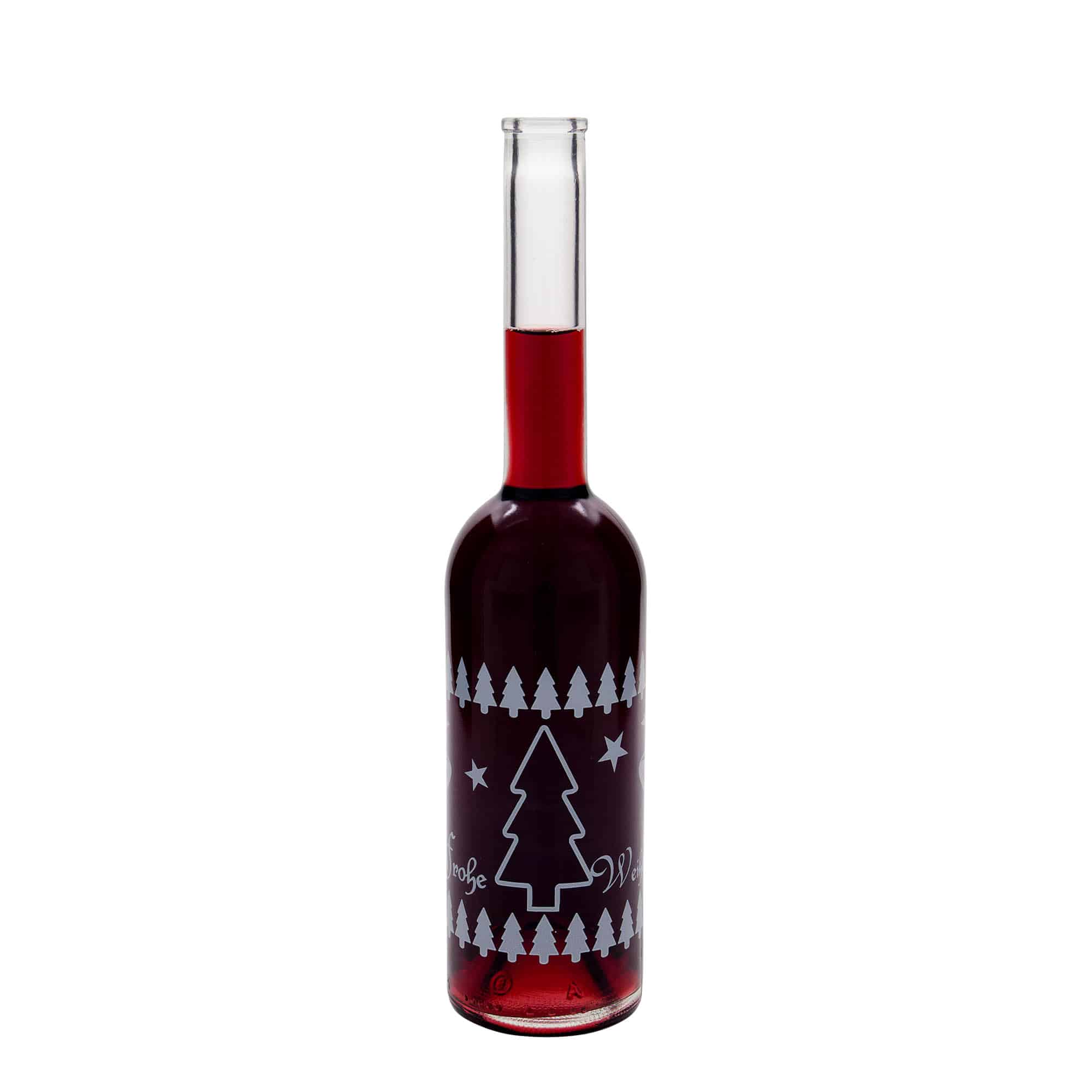 500 ml glass bottle 'Opera', design: Classic Christmas, opening: cork 500 ml glass bottle 'Opera', design: Classic Christmas, opening: cork