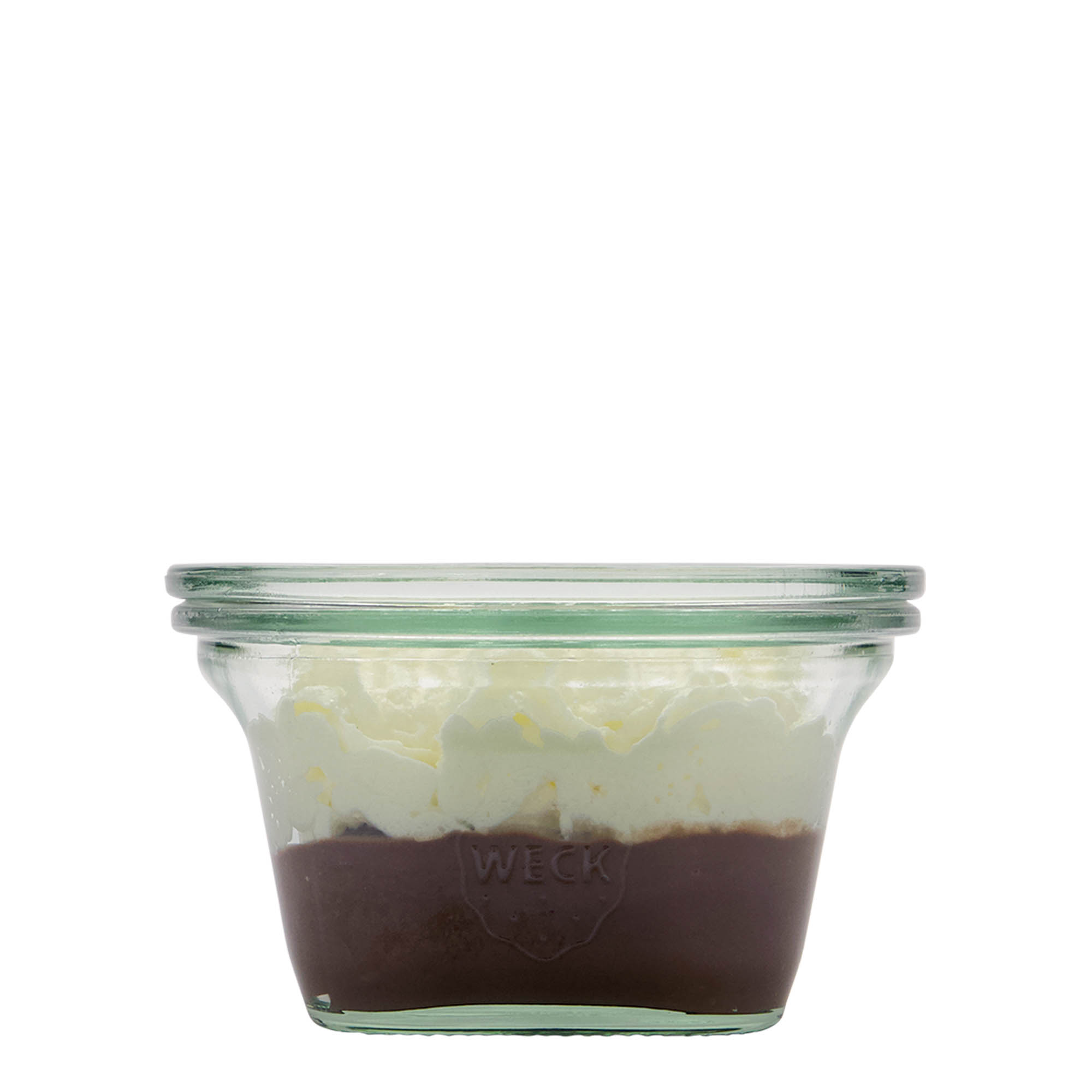 290 ml WECK Quadro glass, square, opening: round rim 290 ml WECK Quadro glass, square, opening: round rim