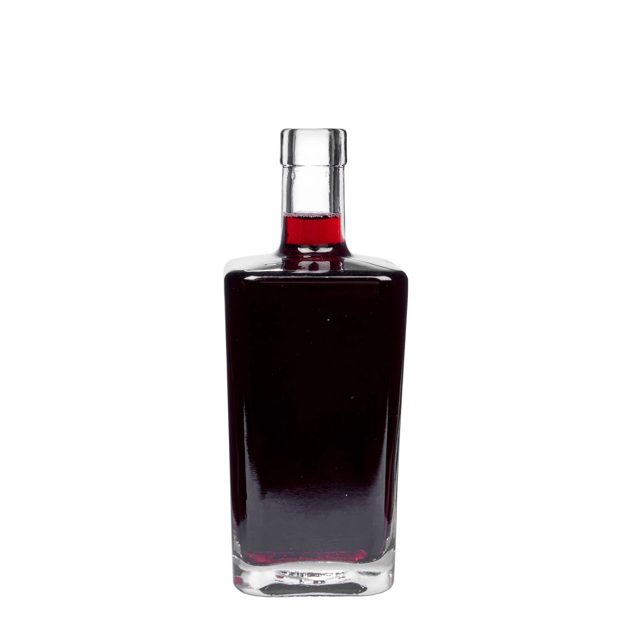 500 ml glass bottle 'Noel', square, opening: cork