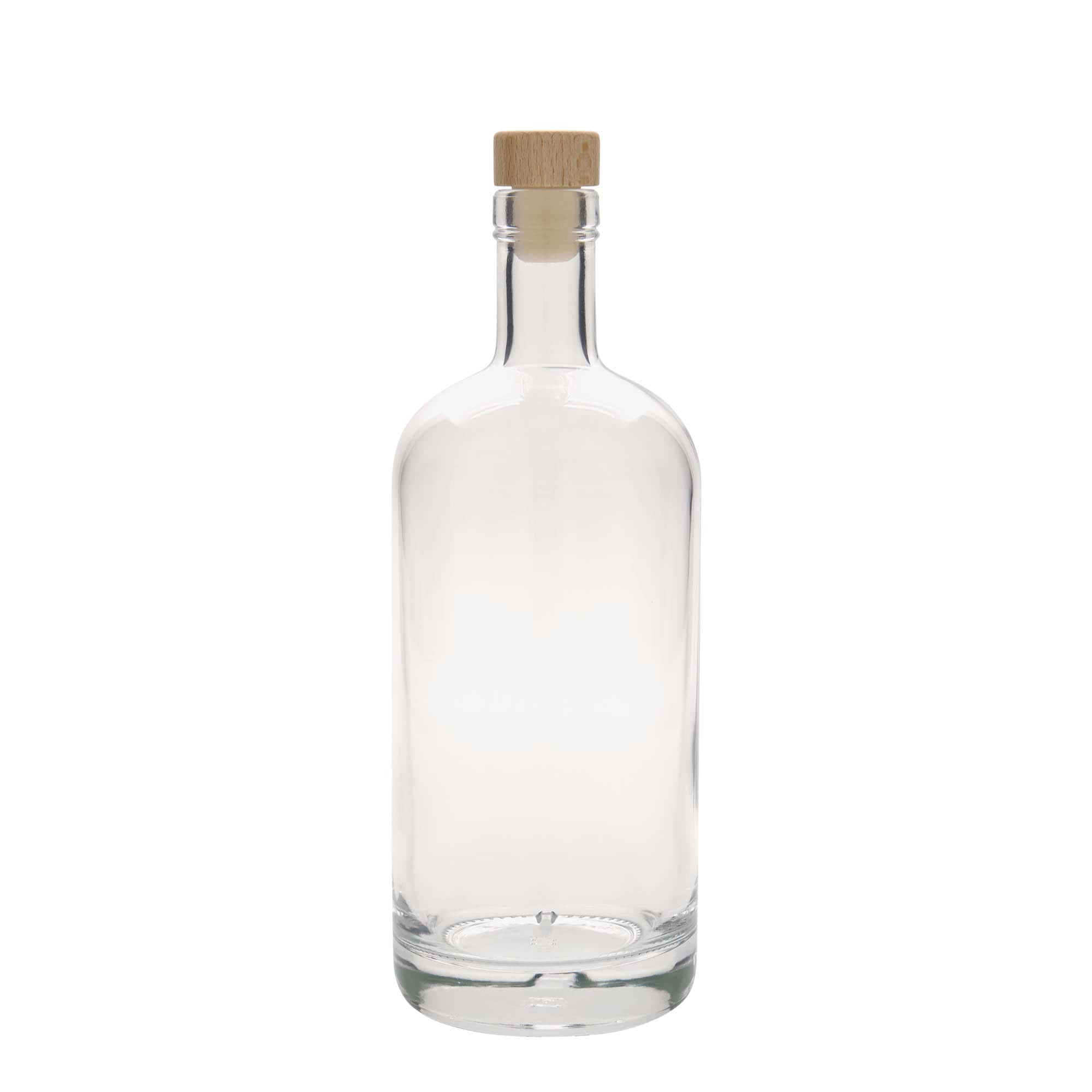 700 ml glass bottle 'Linea Uno', opening: cork