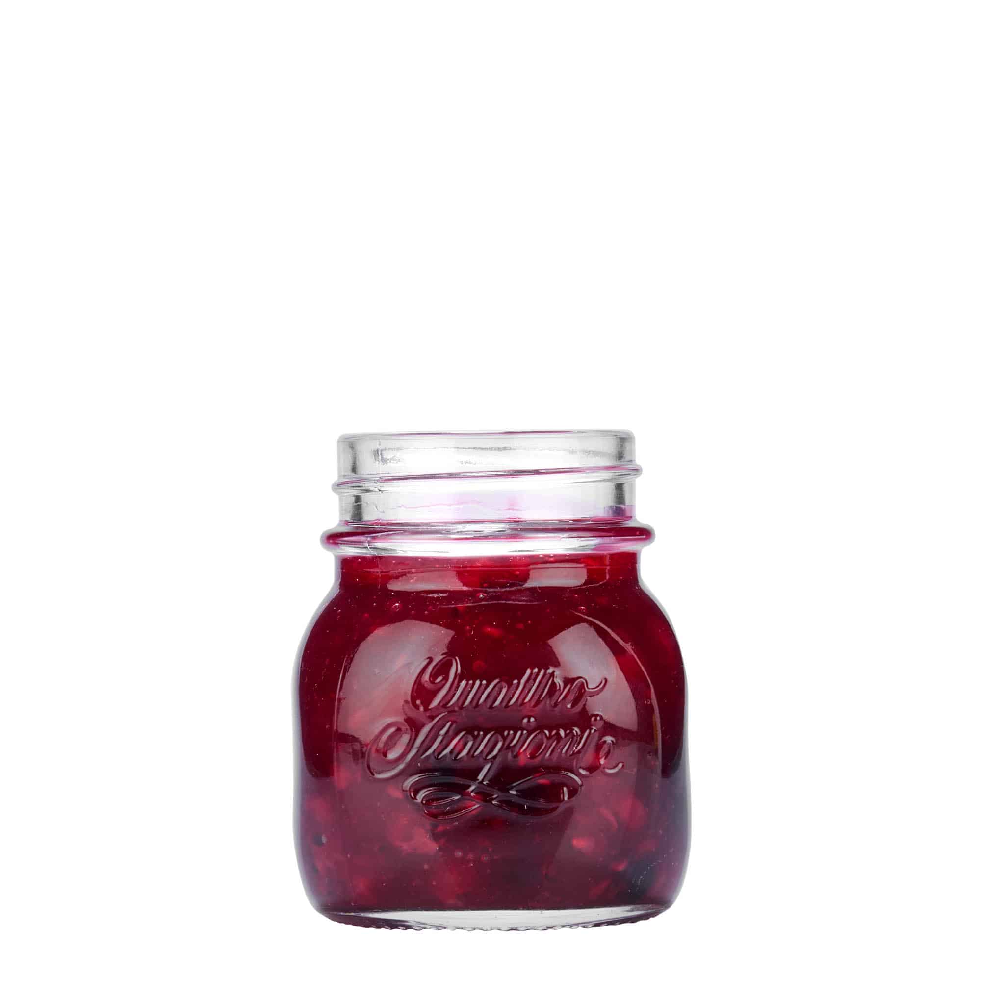 150 ml glass ‘Quattro Stagioni’, opening: screw cap