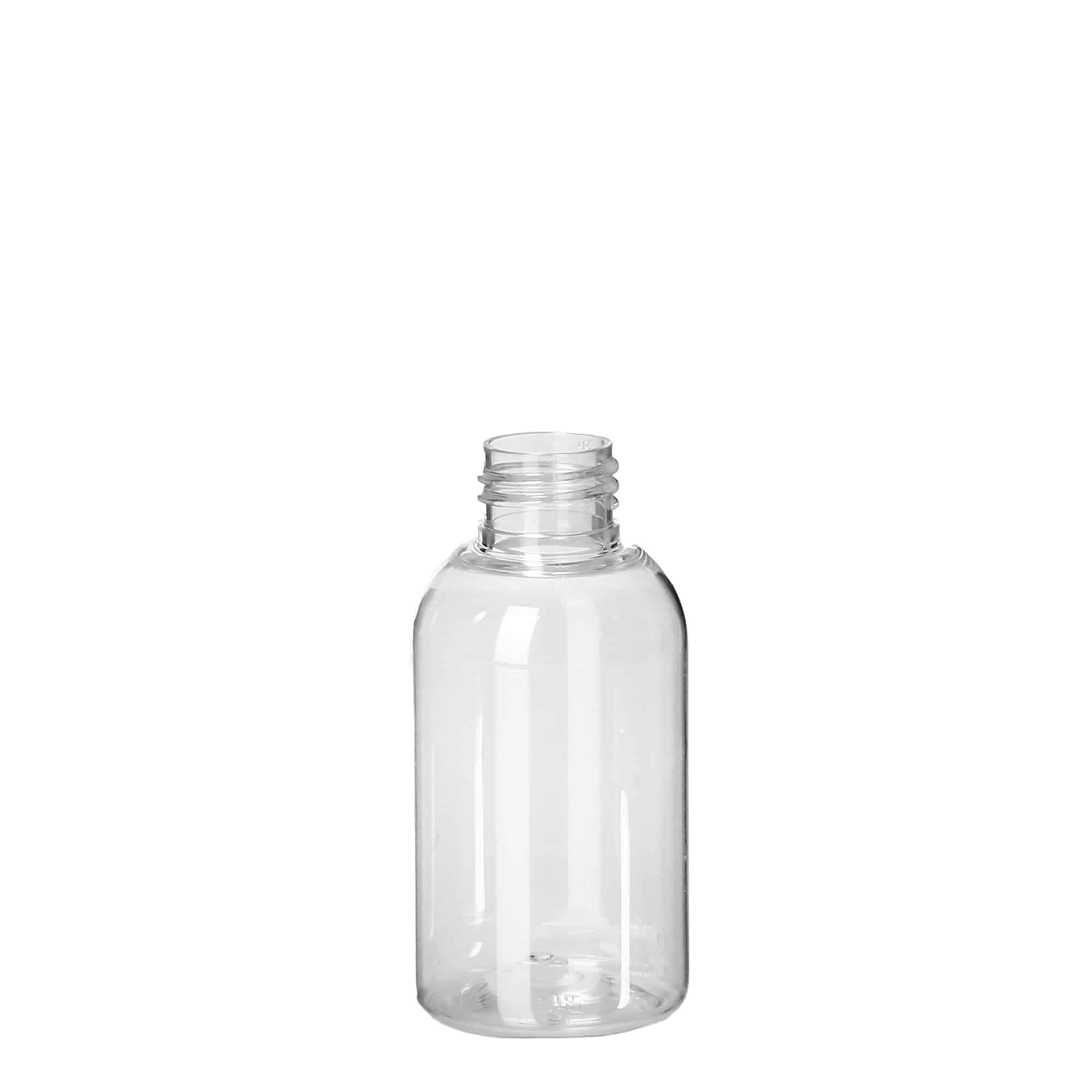 100 ml PET bottle 'Boston', plastic, neck: 24/410