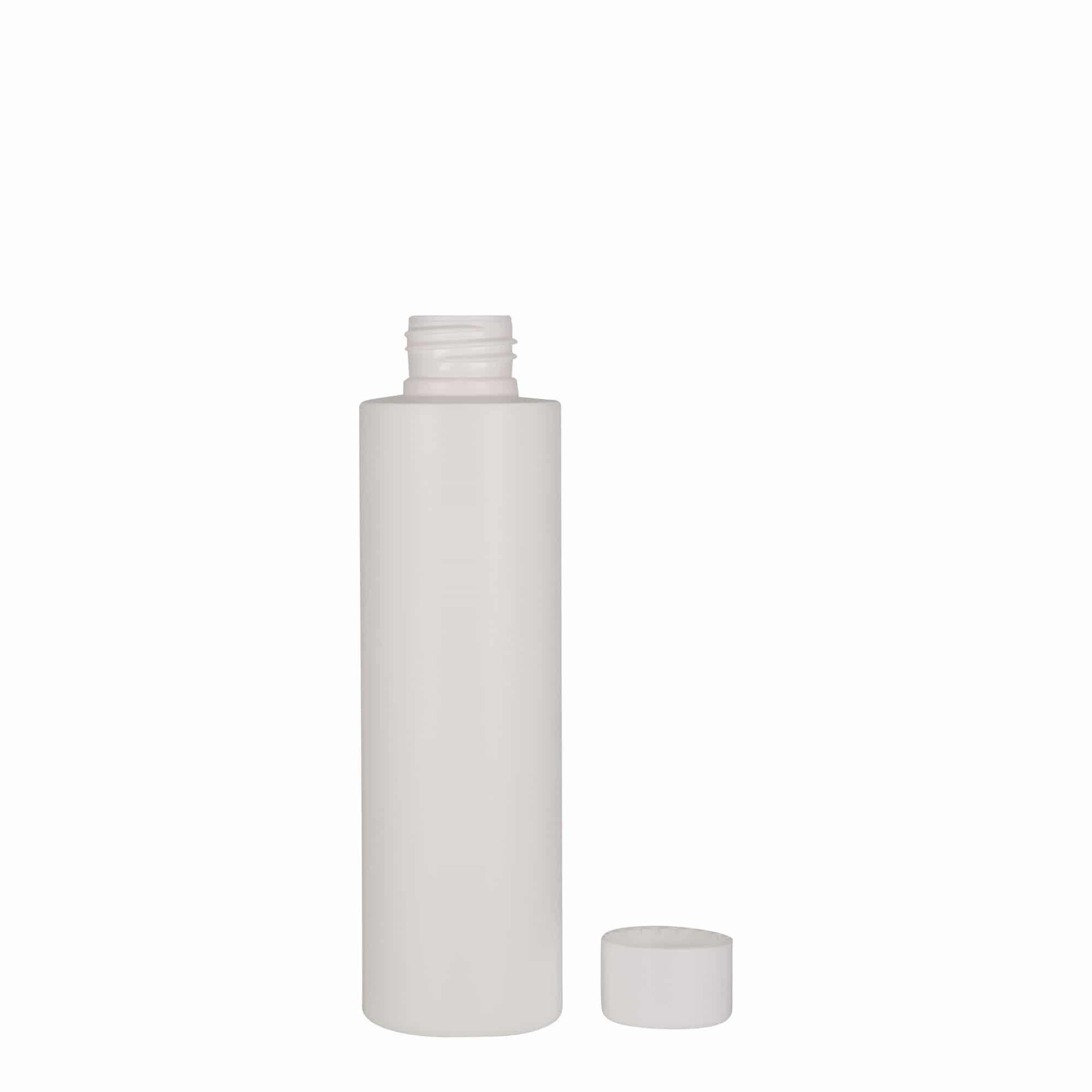 150 ml plastic bottle 'Pipe', HDPE, white, opening: 24/410