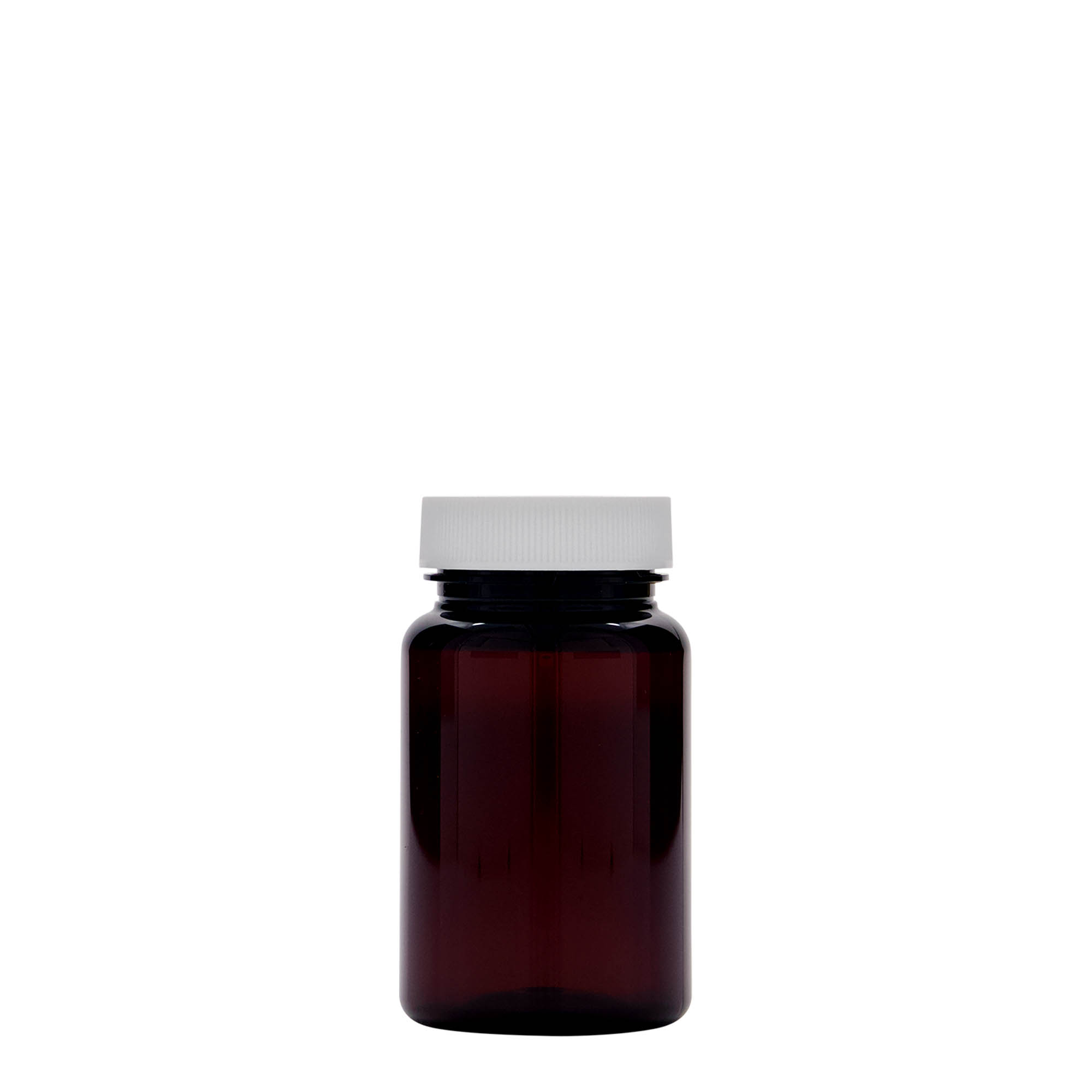 75 ml PET bottle, plastic, brown, opening: 38/400 75 ml PET bottle, plastic, brown, opening: 38/400