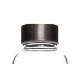 Screw cap 'Perseus' with band, metal, silver Screw cap 'Perseus' with band, metal, silver