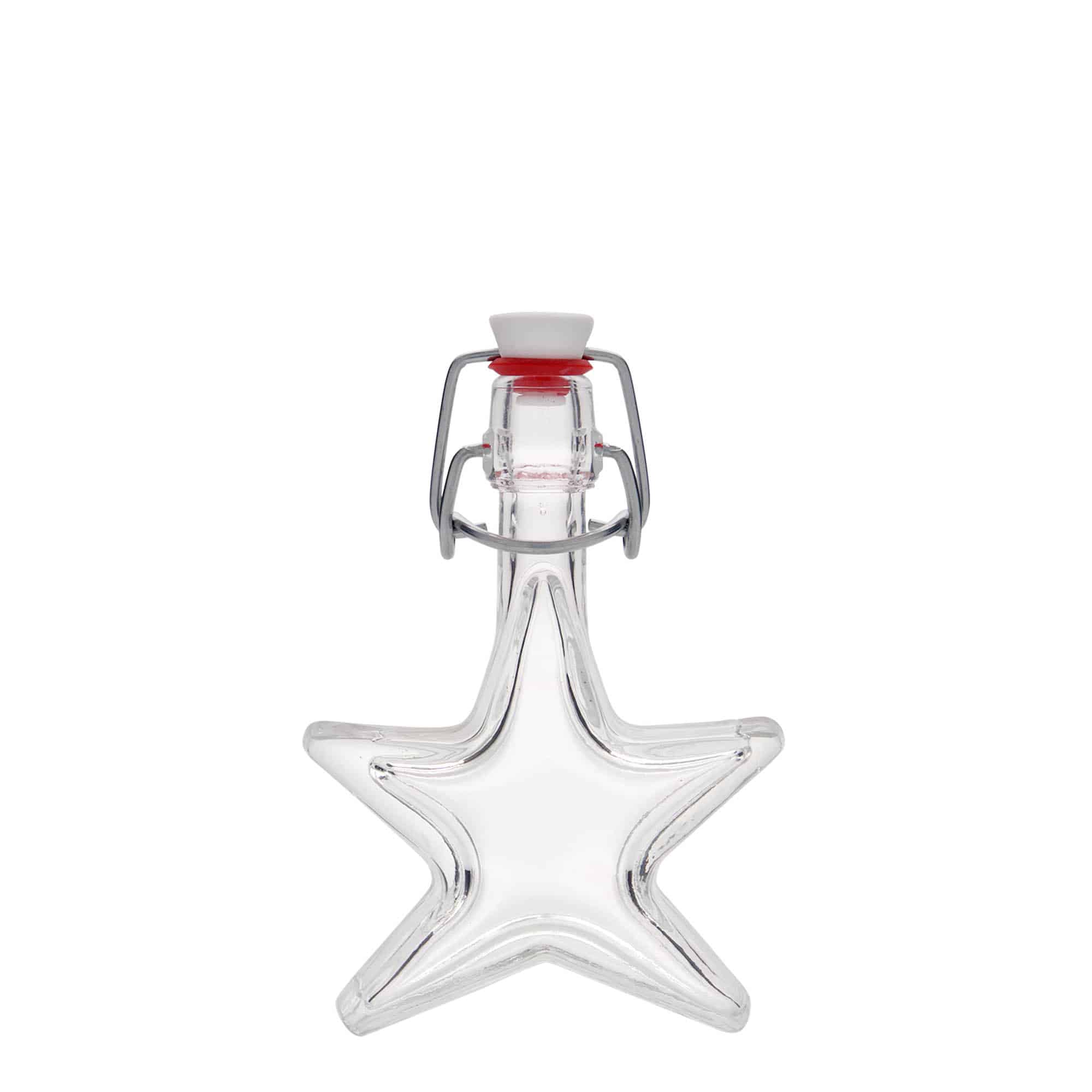 40 ml glass bottle 'Star', opening: swing top closure