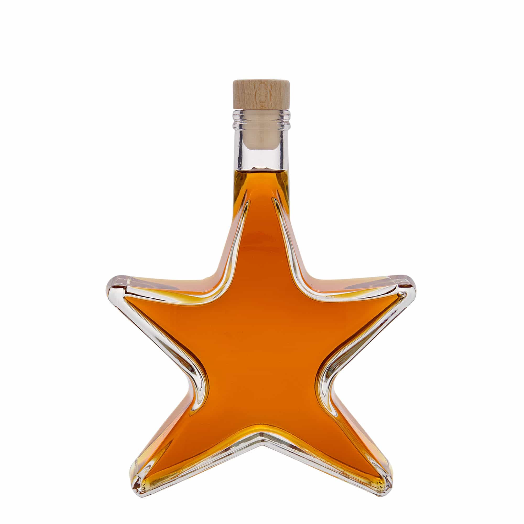 350 ml glass bottle 'Star', opening: cork