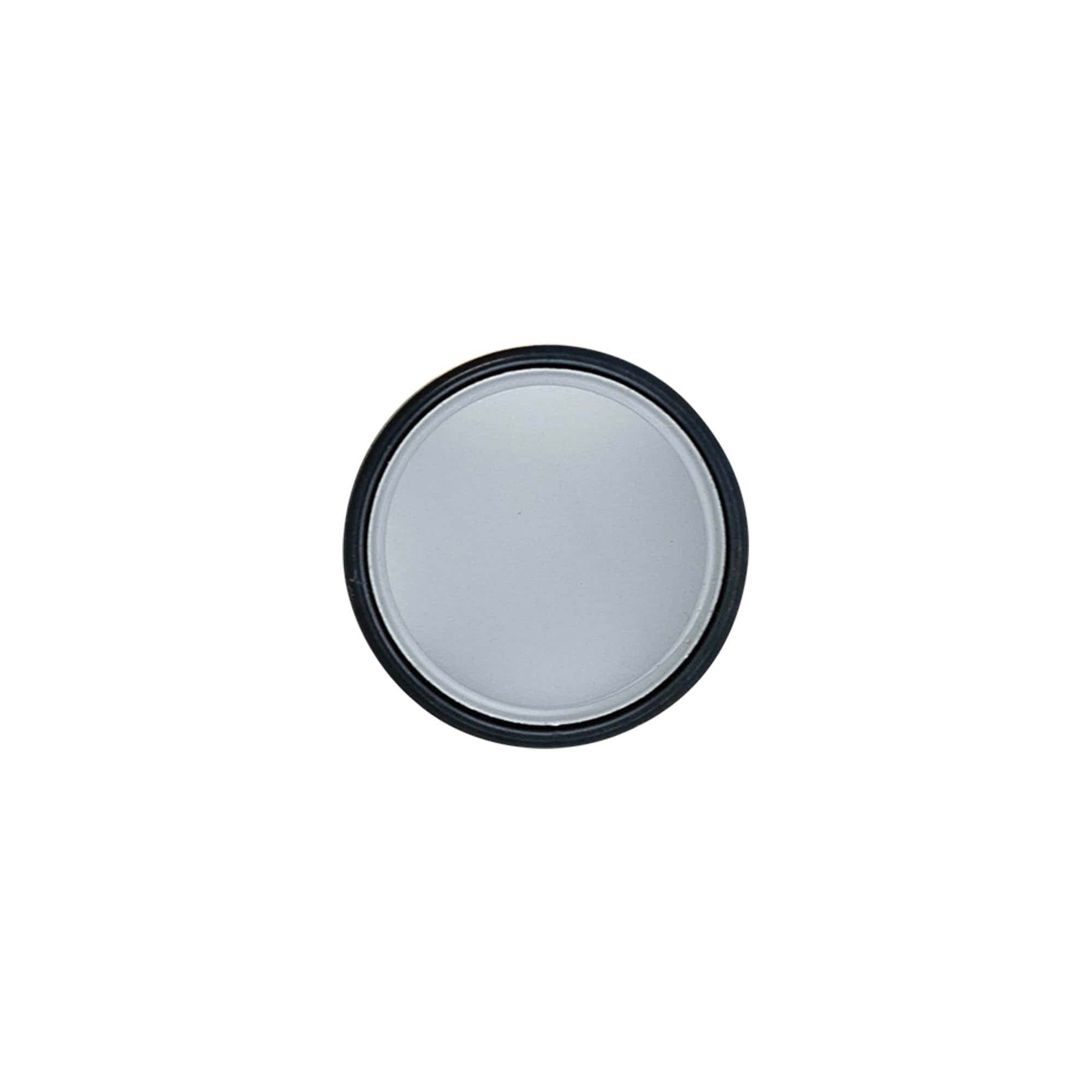 Screw cap, metal-plastic, gold, for opening: PP 28