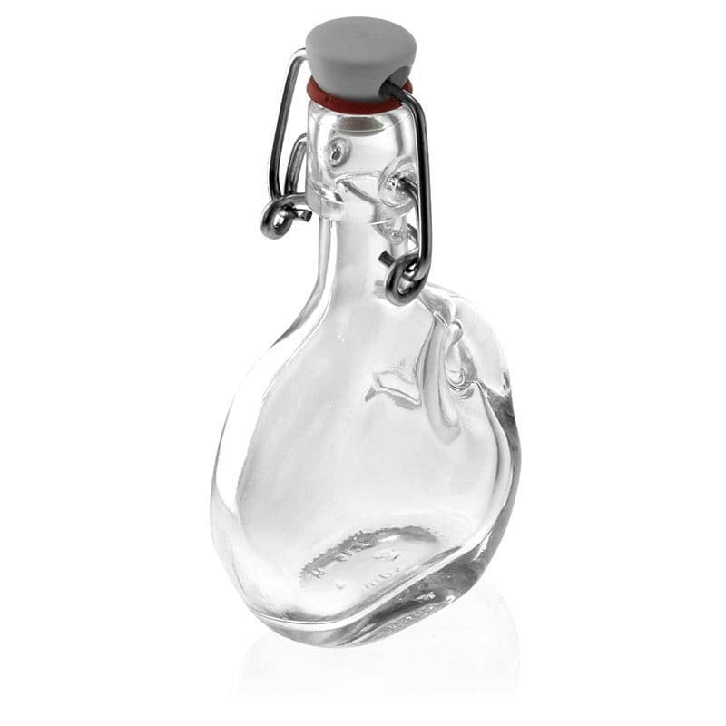 40 ml glass bottle 'Lukas', oval, closure: swing top