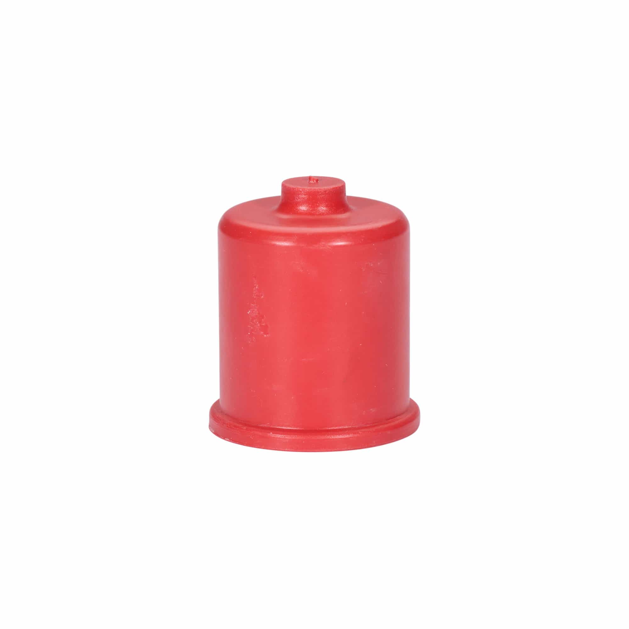 Bridge cap type 3, rubber, red