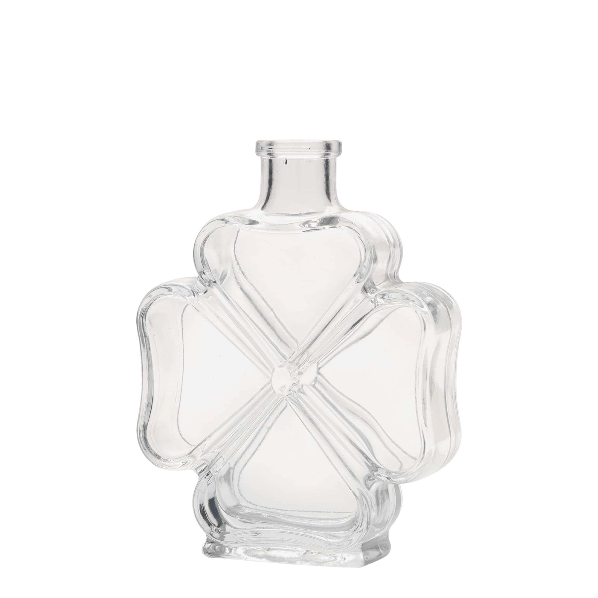 200 ml glass bottle ‘Cloverleaf’, opening: cork
