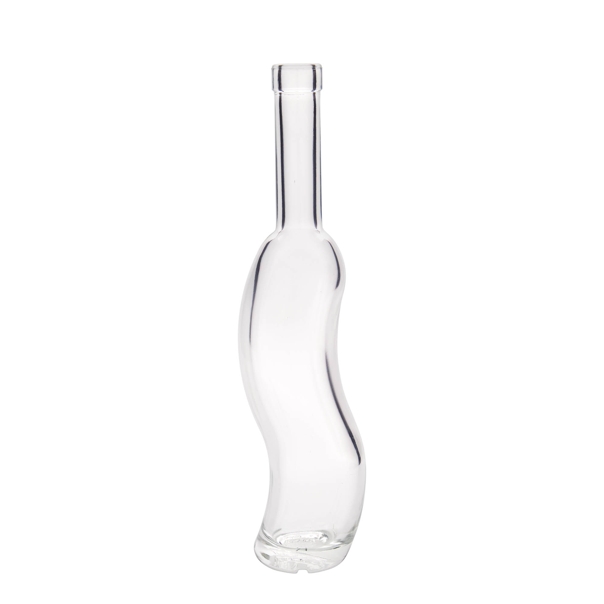 350 ml glass bottle ‘La-Ola’, semi-round, opening: cork