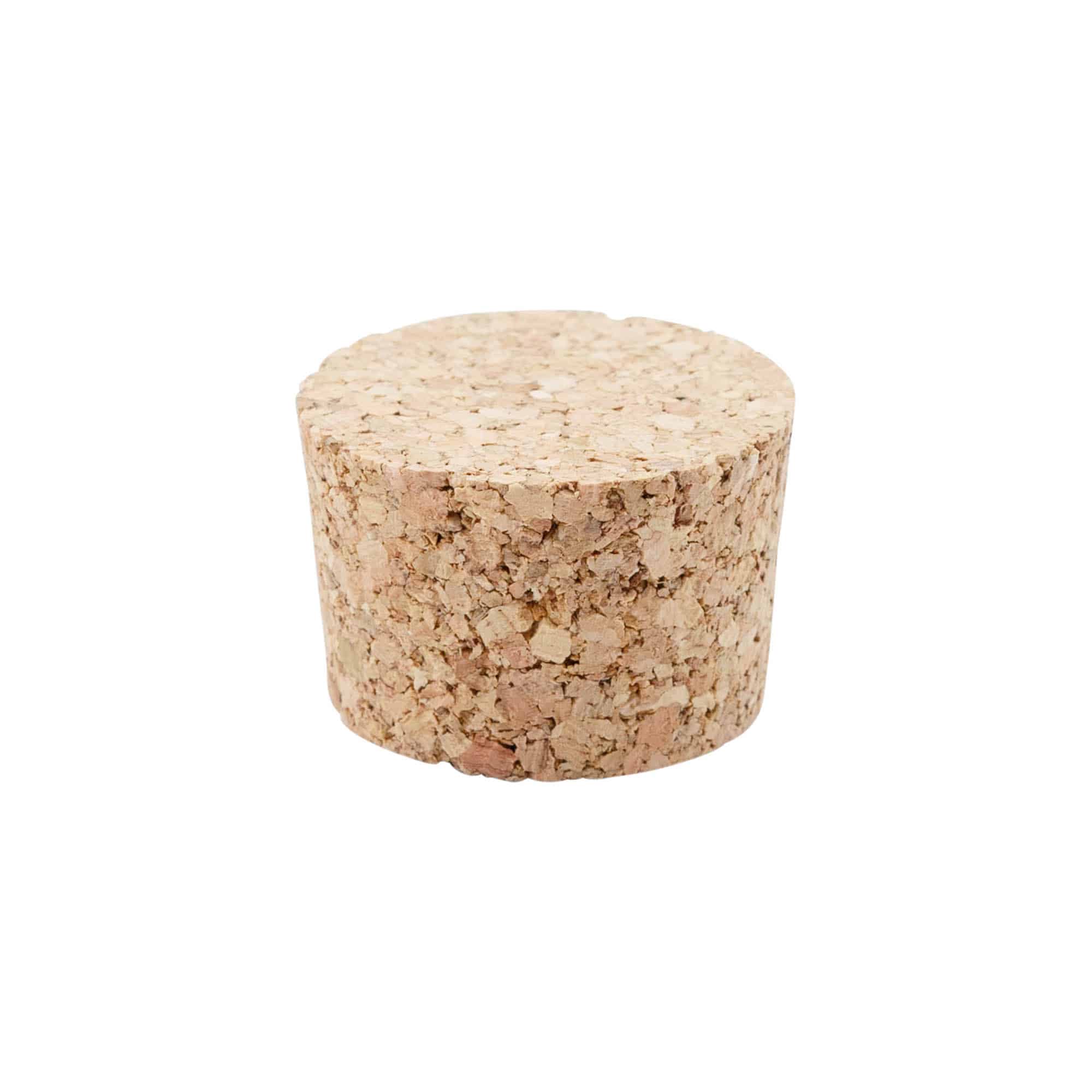 Tapered cork 38-42 x 27, press cork, beige, for opening: cork