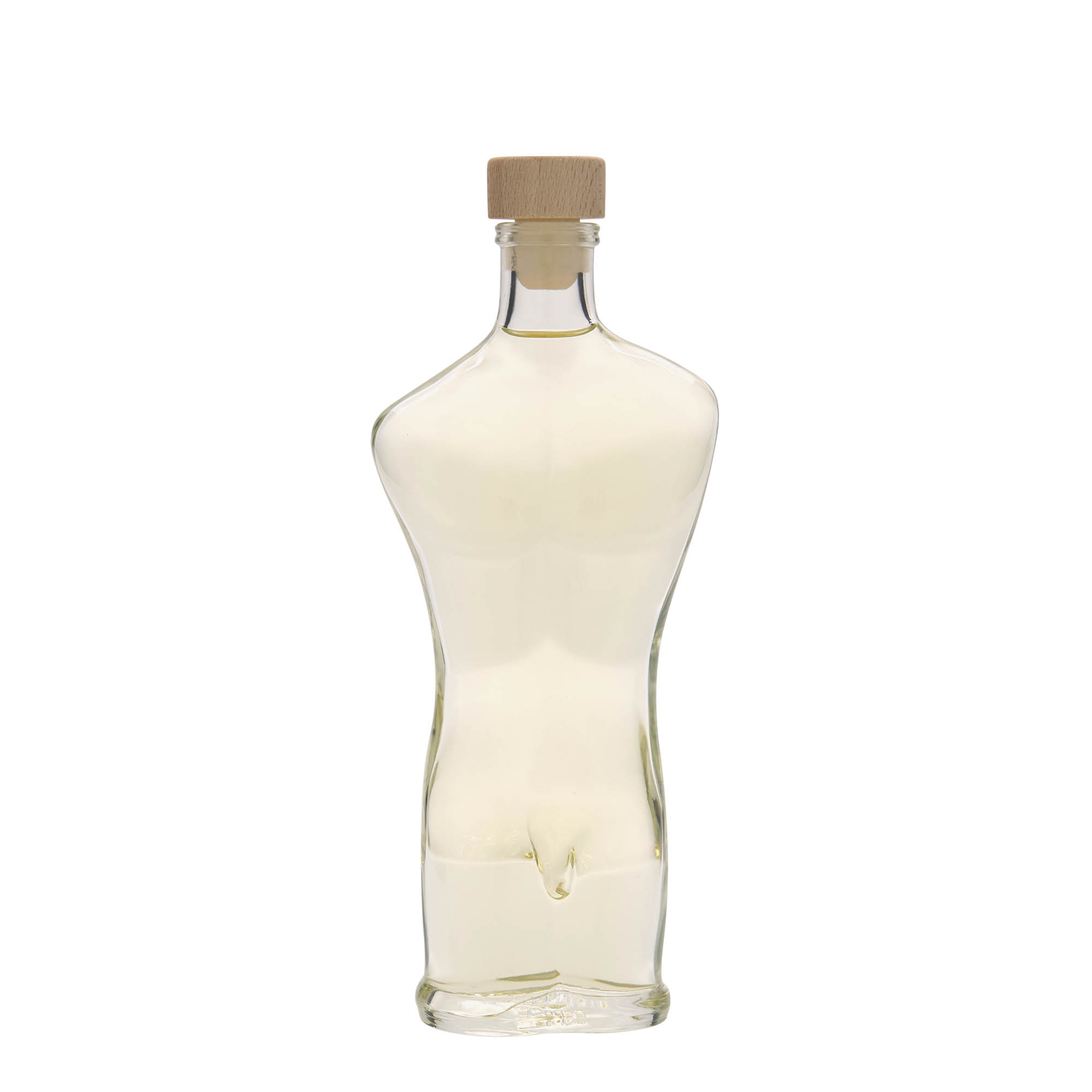 200 ml glass bottle ‘Adam’, opening: cork