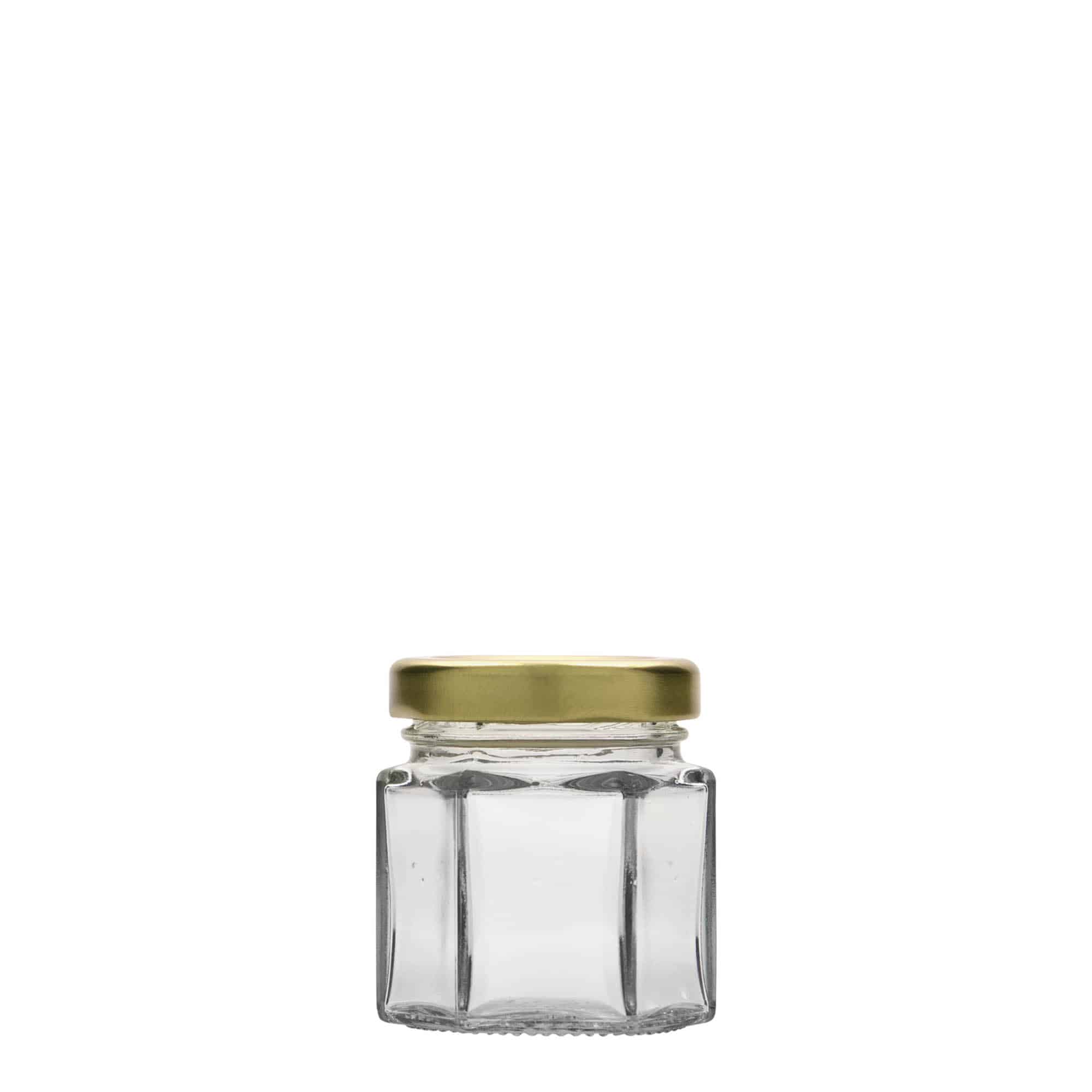 47 ml hexagonal glass, opening: twist-off (TO 43) 47 ml hexagonal glass, opening: twist-off (TO 43)