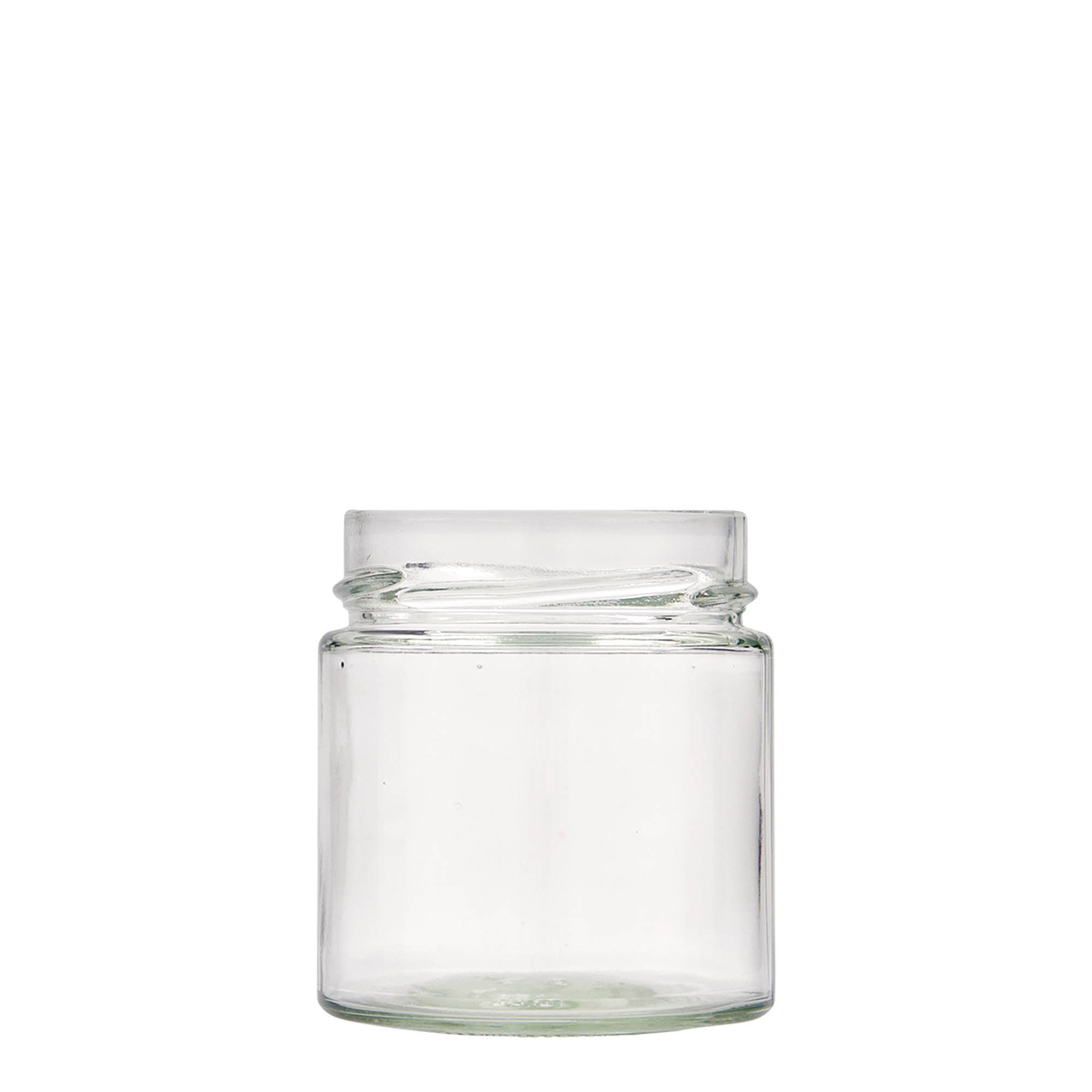 220 ml round glass ‘Aurora’, opening: Deep-Twist-off (DTO 66)