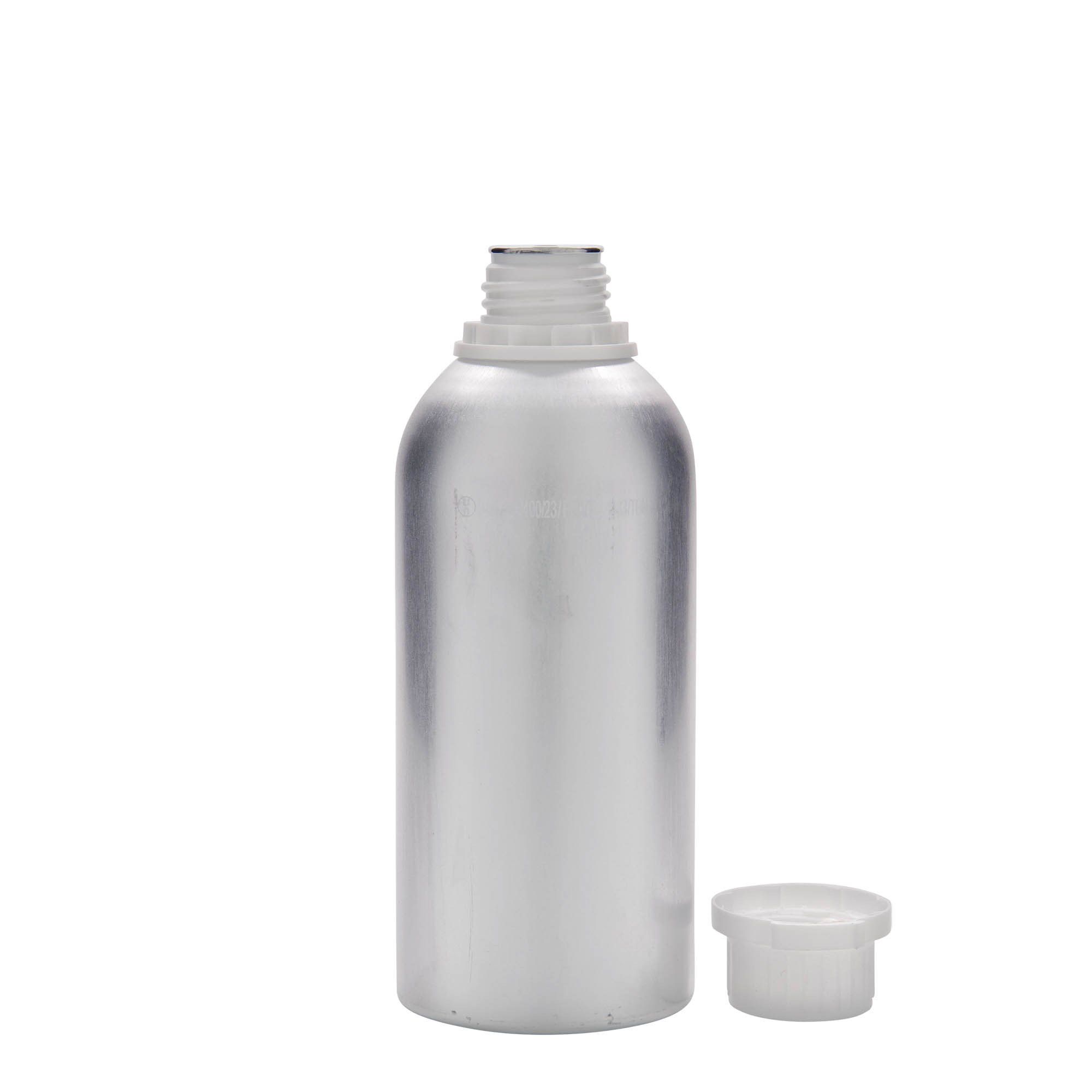 625 ml aluminium bottle, metal, silver, opening: DIN 32 625 ml aluminium bottle, metal, silver, opening: DIN 32