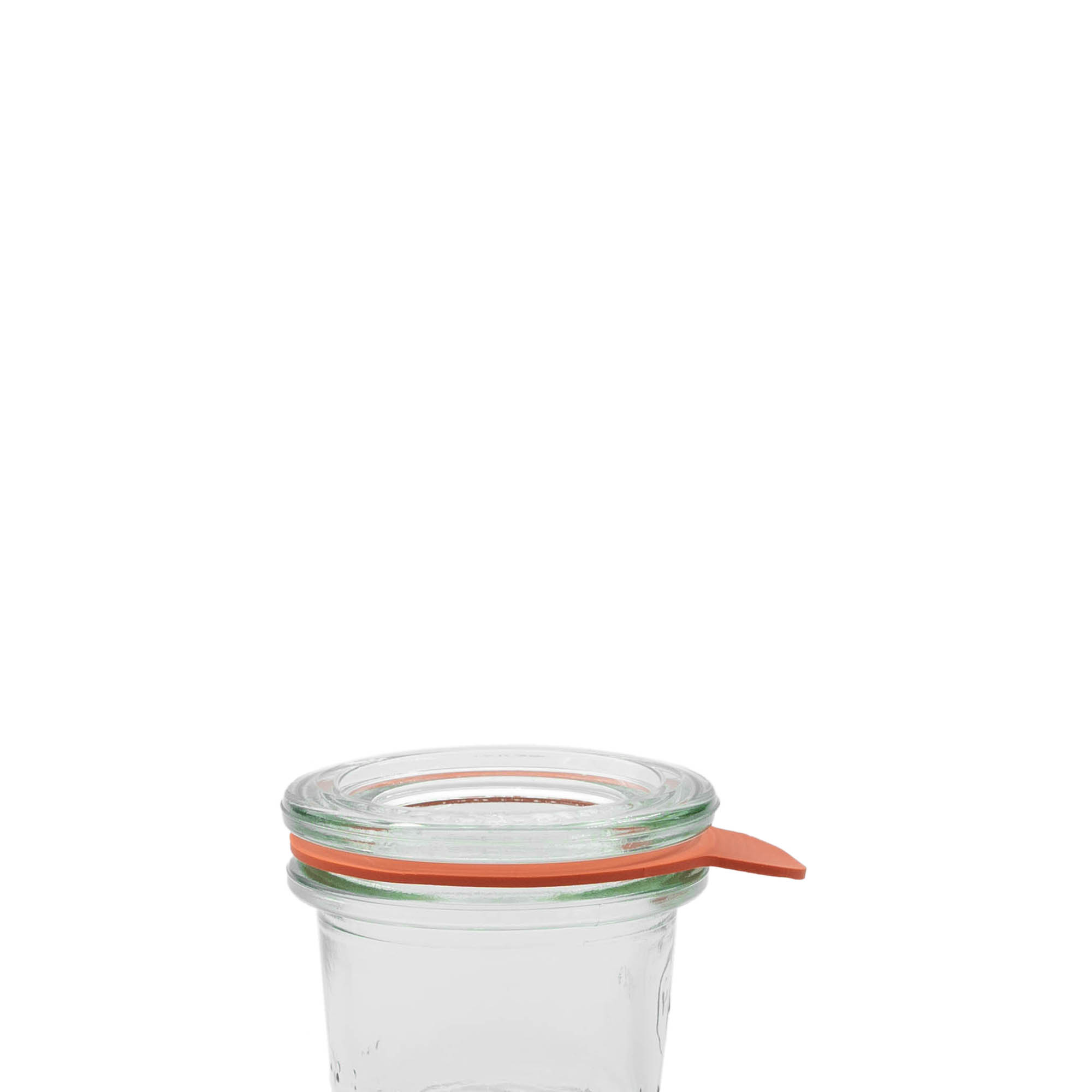 WECK preserving ring RR40, red, opening: round rim WECK preserving ring RR40, red, opening: round rim