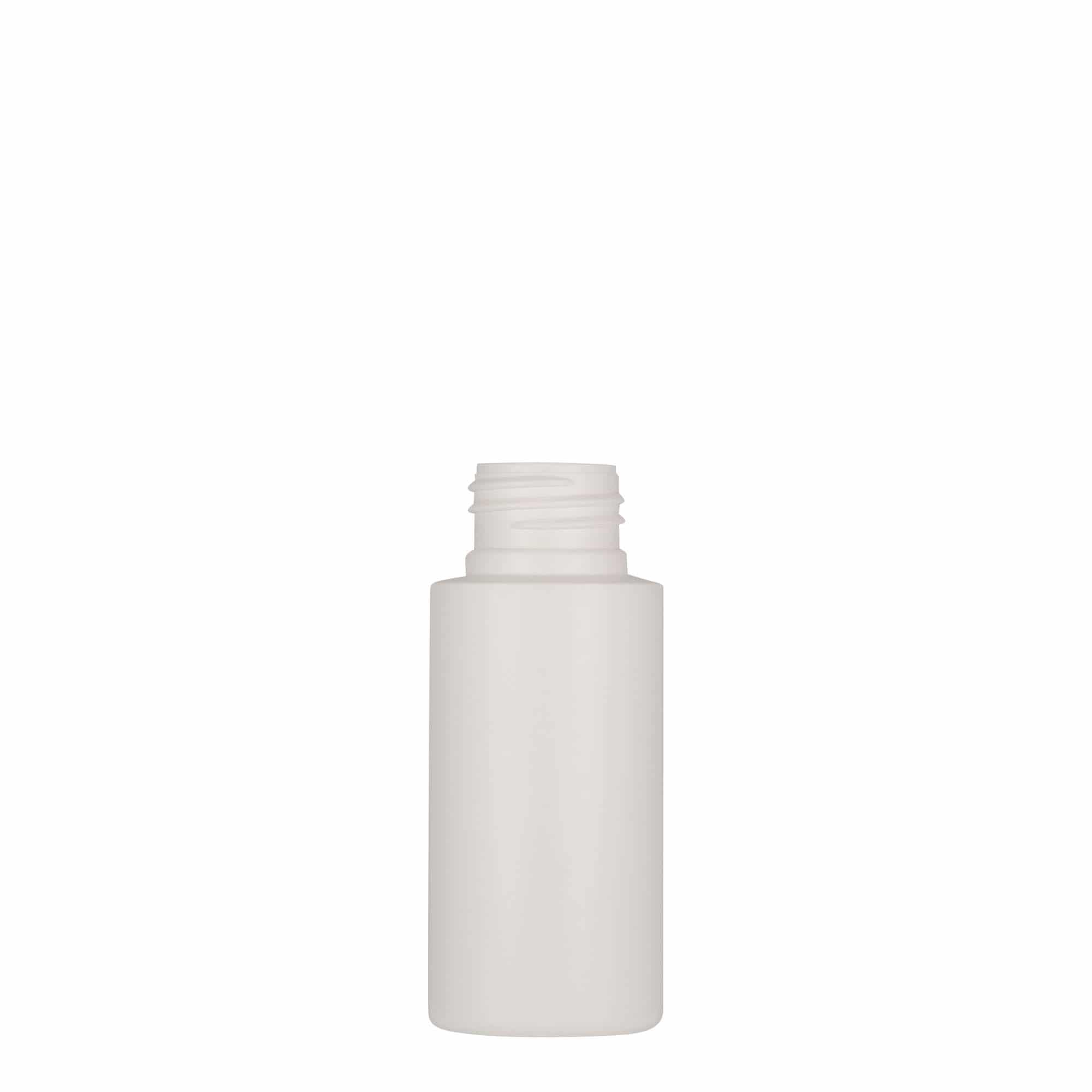 50 ml plastic bottle ‘Pipe’, HDPE, white, opening: 24/410