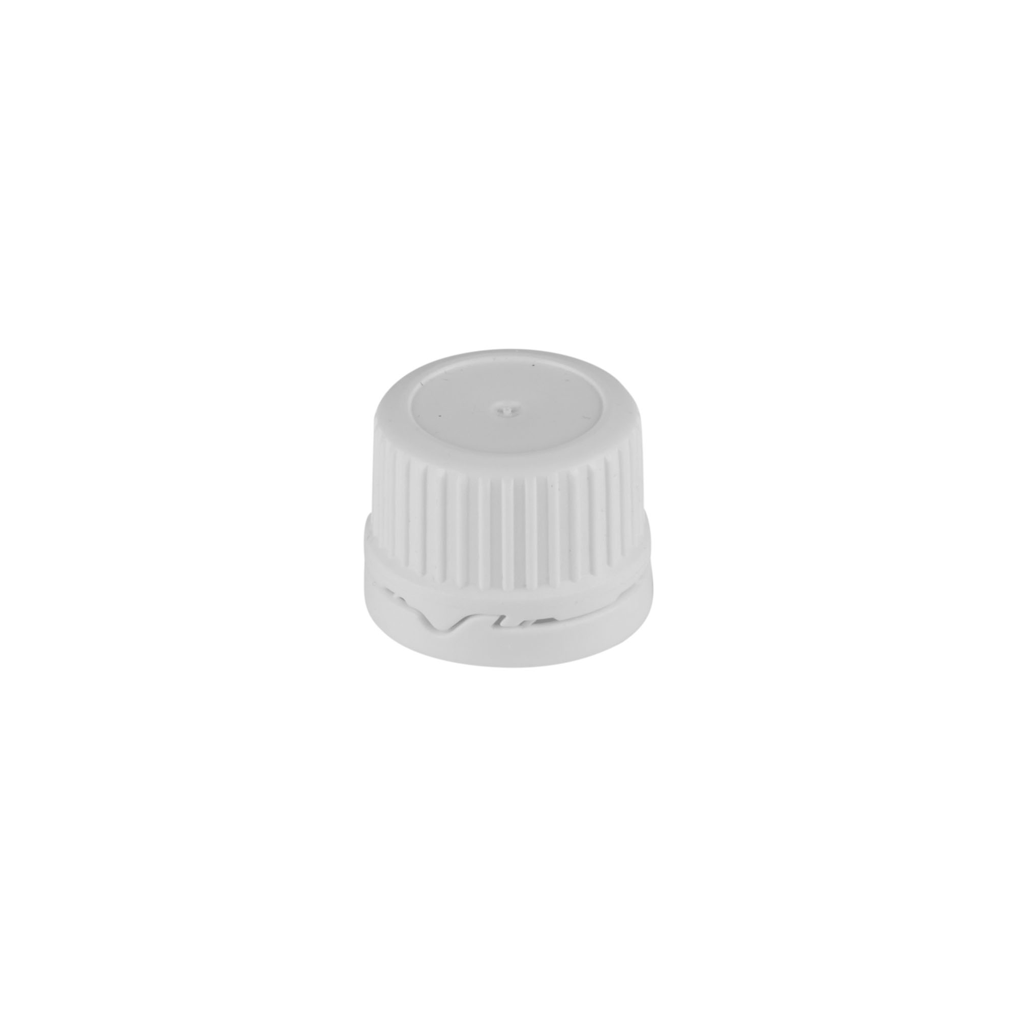 Screw cap with pouring ring, PE plastic, white, for opening: DIN 22 Screw cap with pouring ring, PE plastic, white, for opening: DIN 22