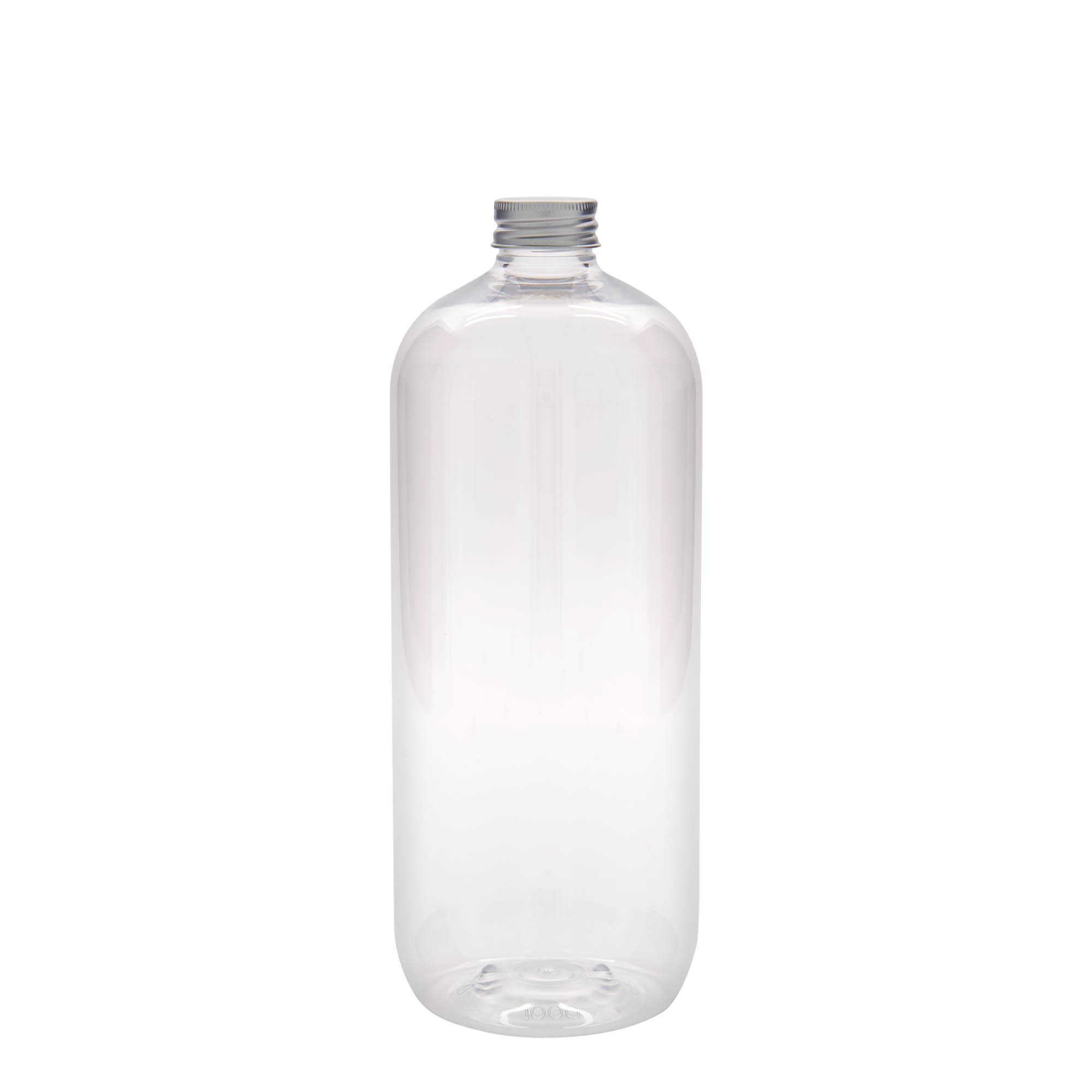 1,000 ml PET bottle ‘Boston’, plastic, opening: 28/410