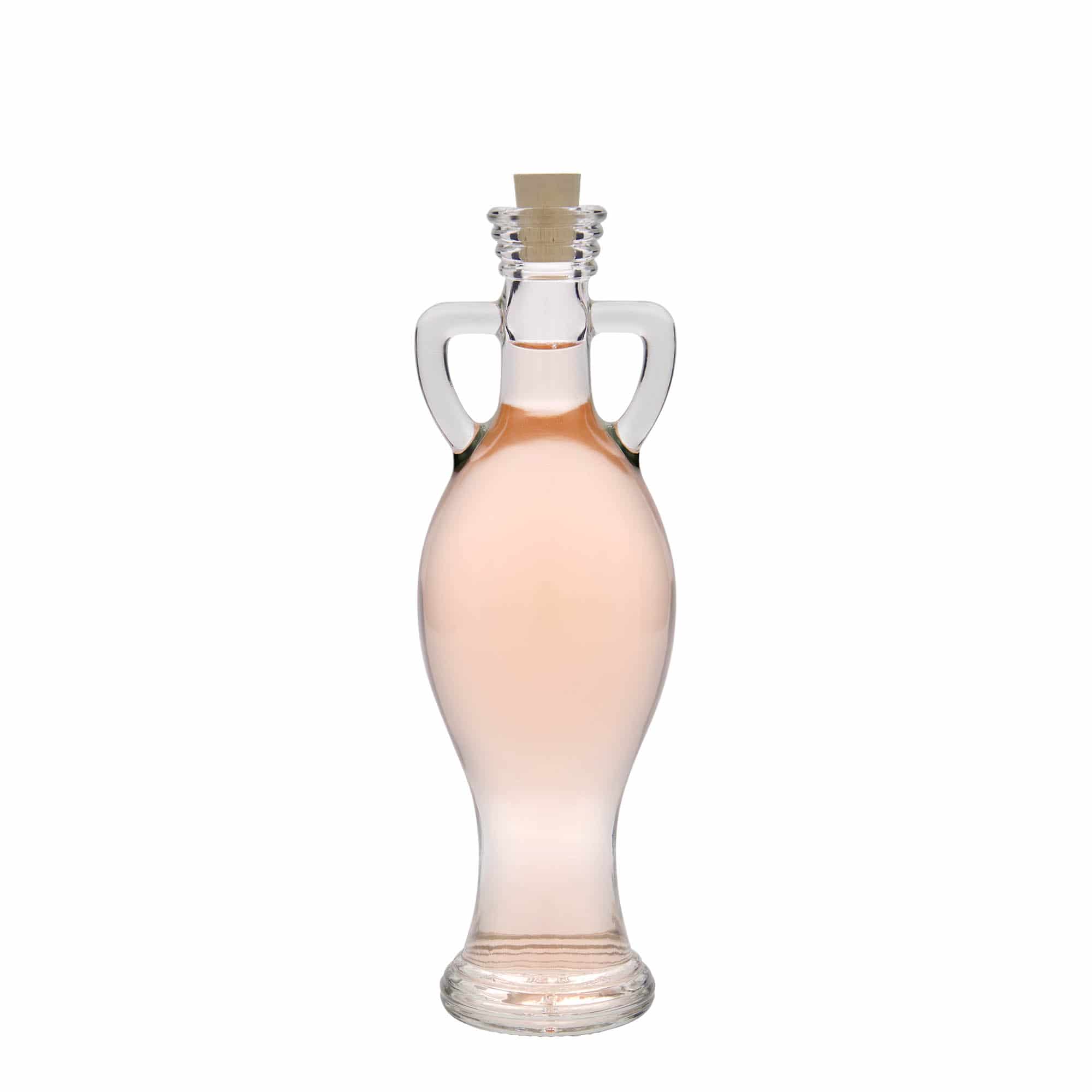 200 ml glass bottle 'Amphora', opening: cork