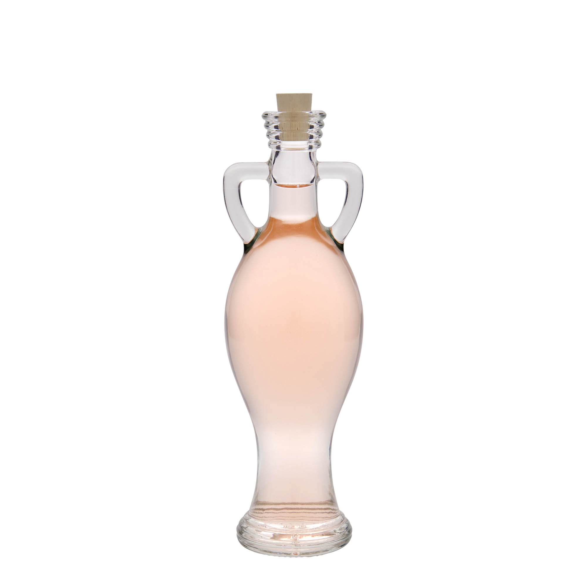 200 ml glass bottle ‘Amphora’, opening: cork