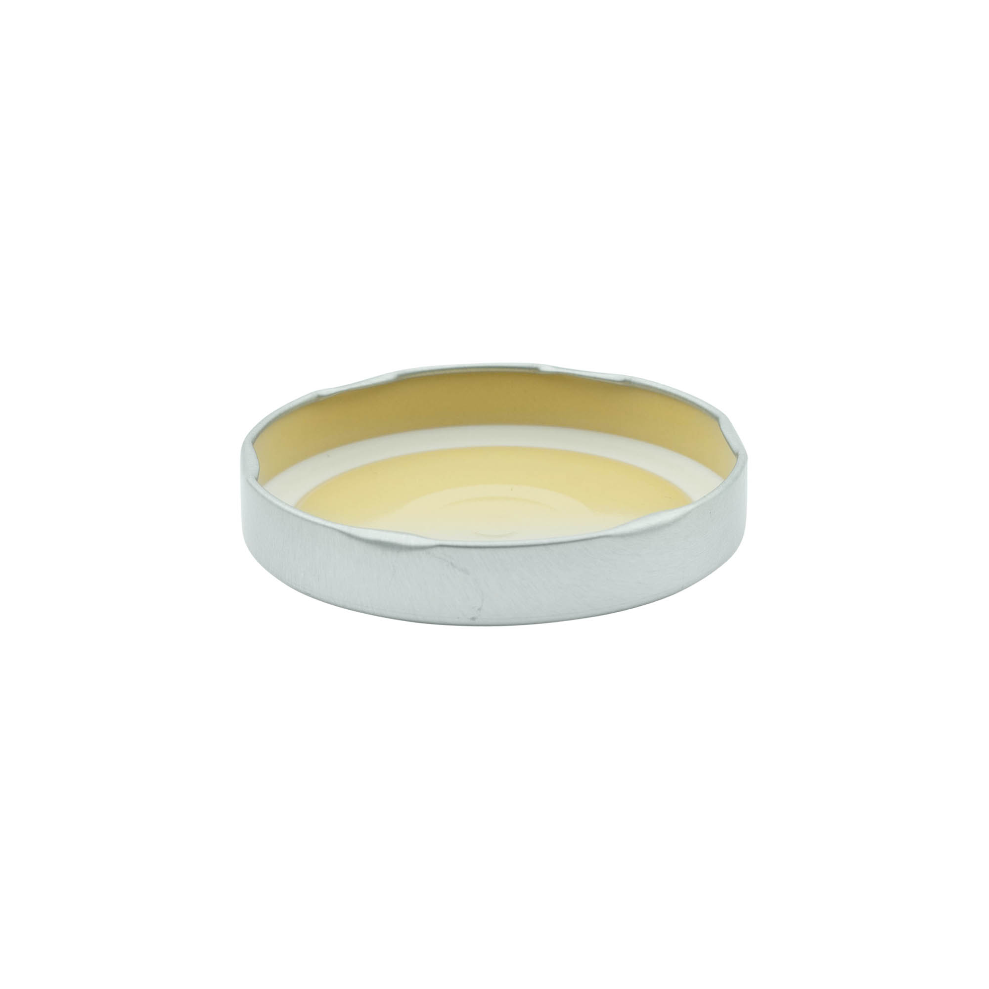 Deep twist-off closure, tinplate, silver, for opening: Deep-TO 82