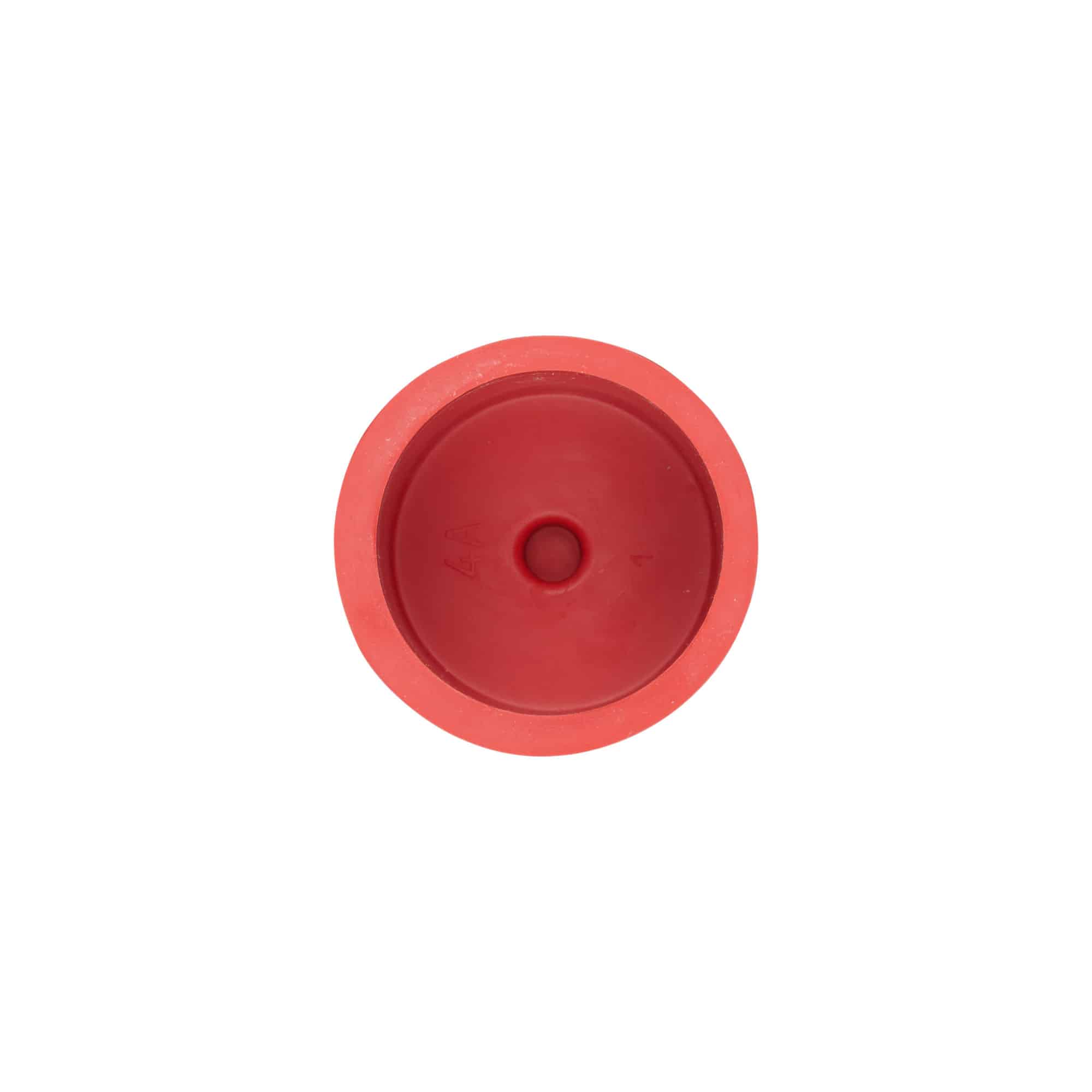 Bridge cap type 4a, rubber, red