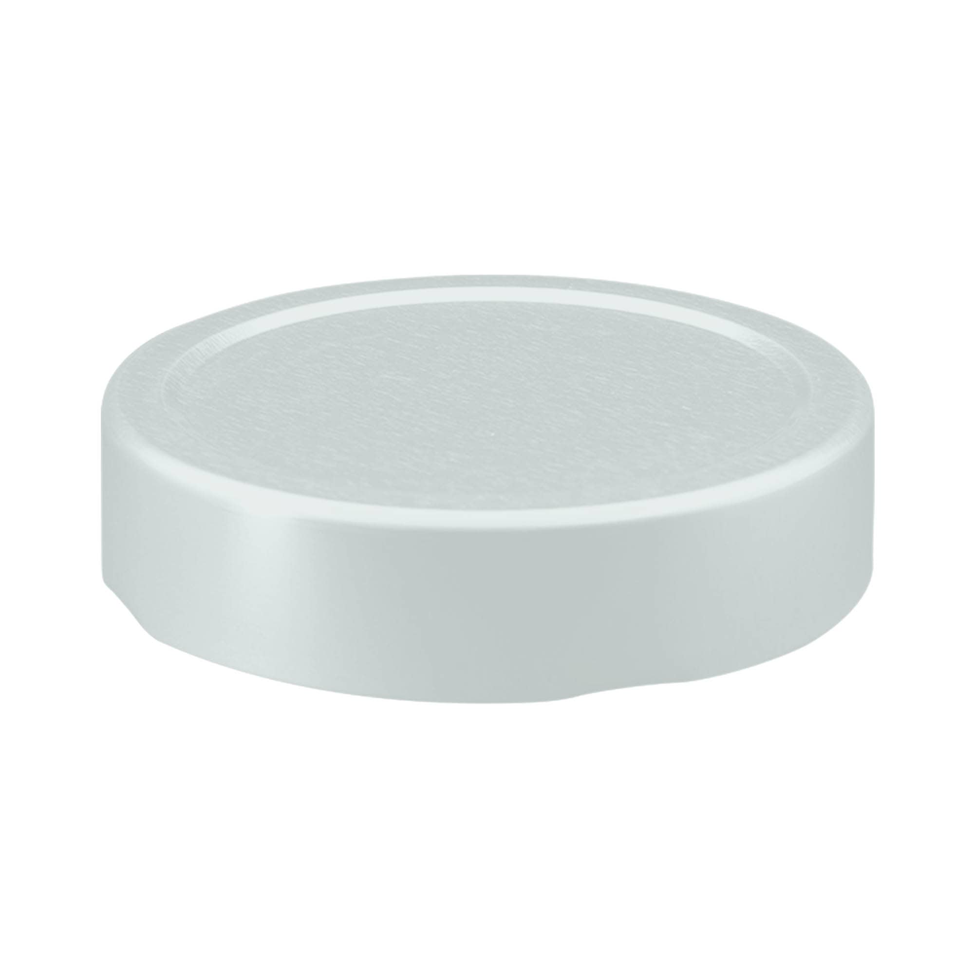 Extra deep twist-off lid, metal, silver, for opening: EDTO70