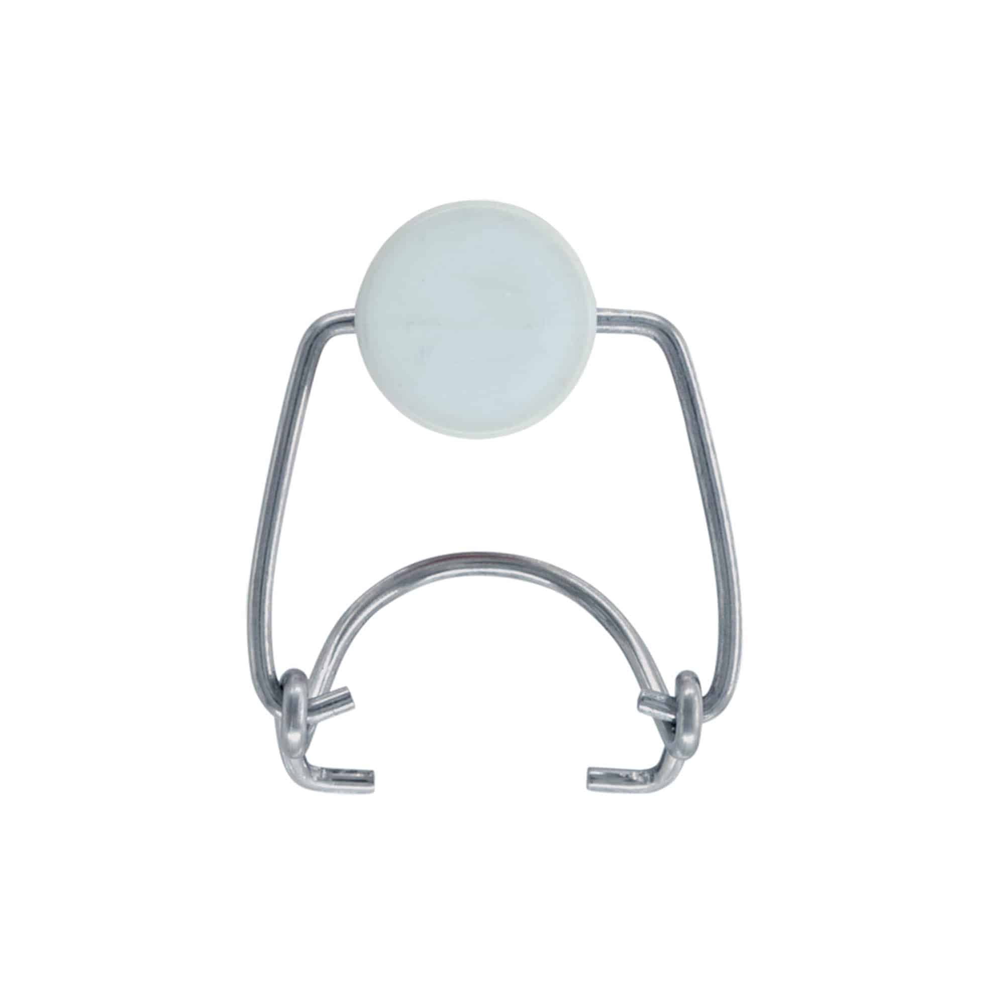 Standard clip lock #, plastic, red-white