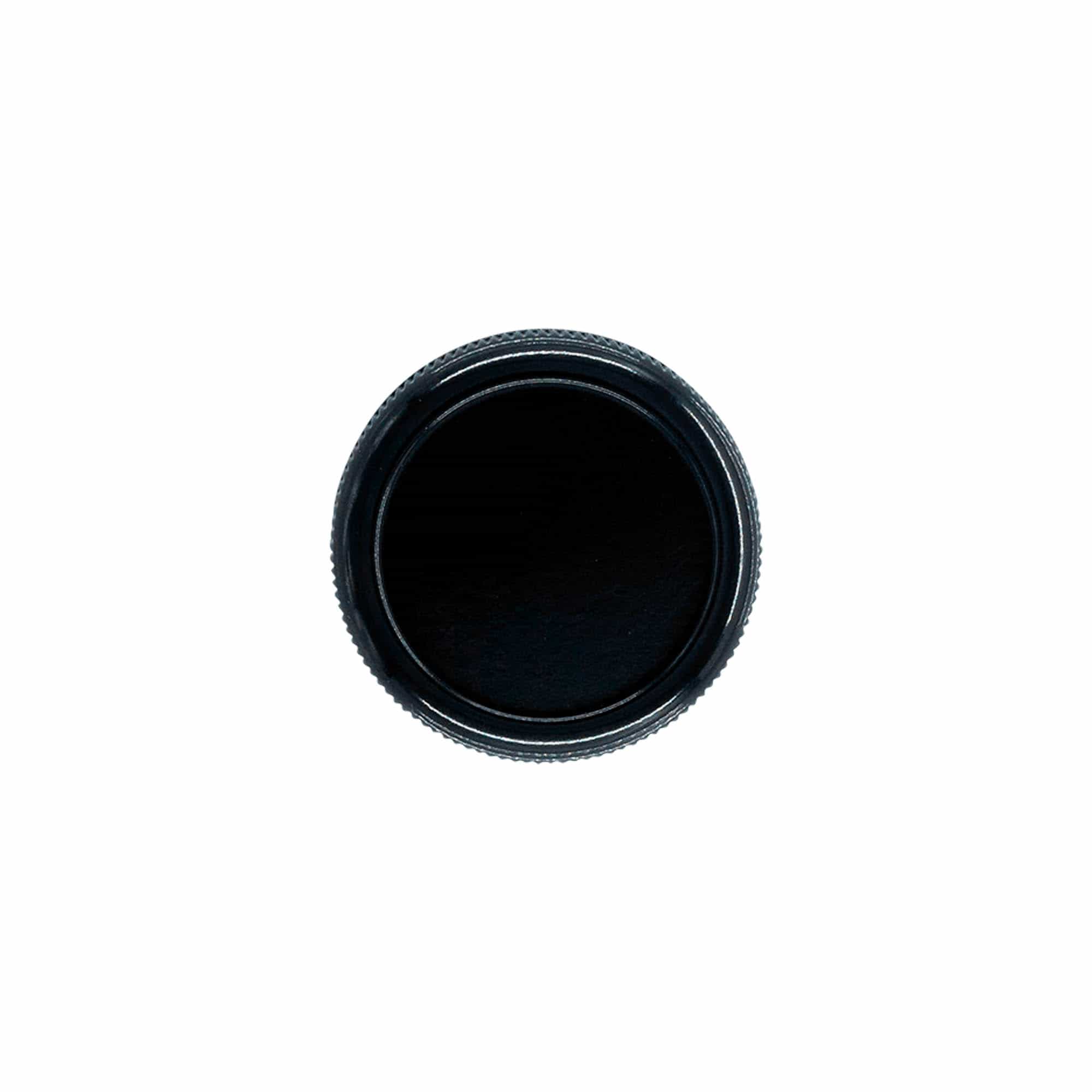 Screw cap 'Inkwell', HPM plastic, black Screw cap 'Inkwell', HPM plastic, black