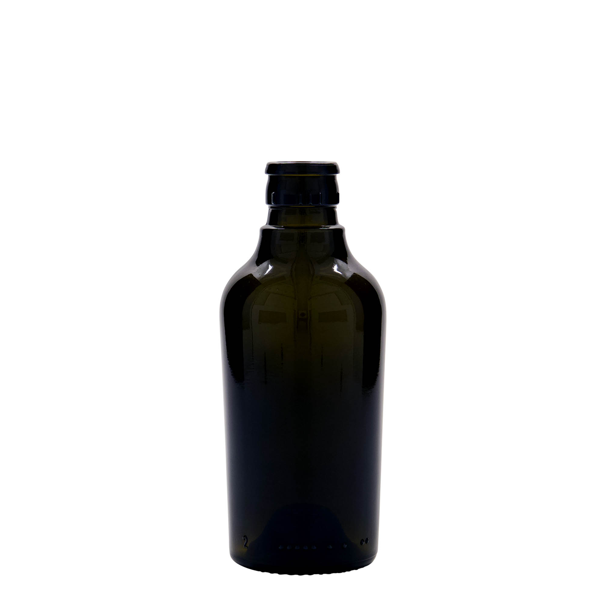 250 ml Vinegar/Oil Bottle ‘Oleum’, Glass, Antique Green, Opening: DOP