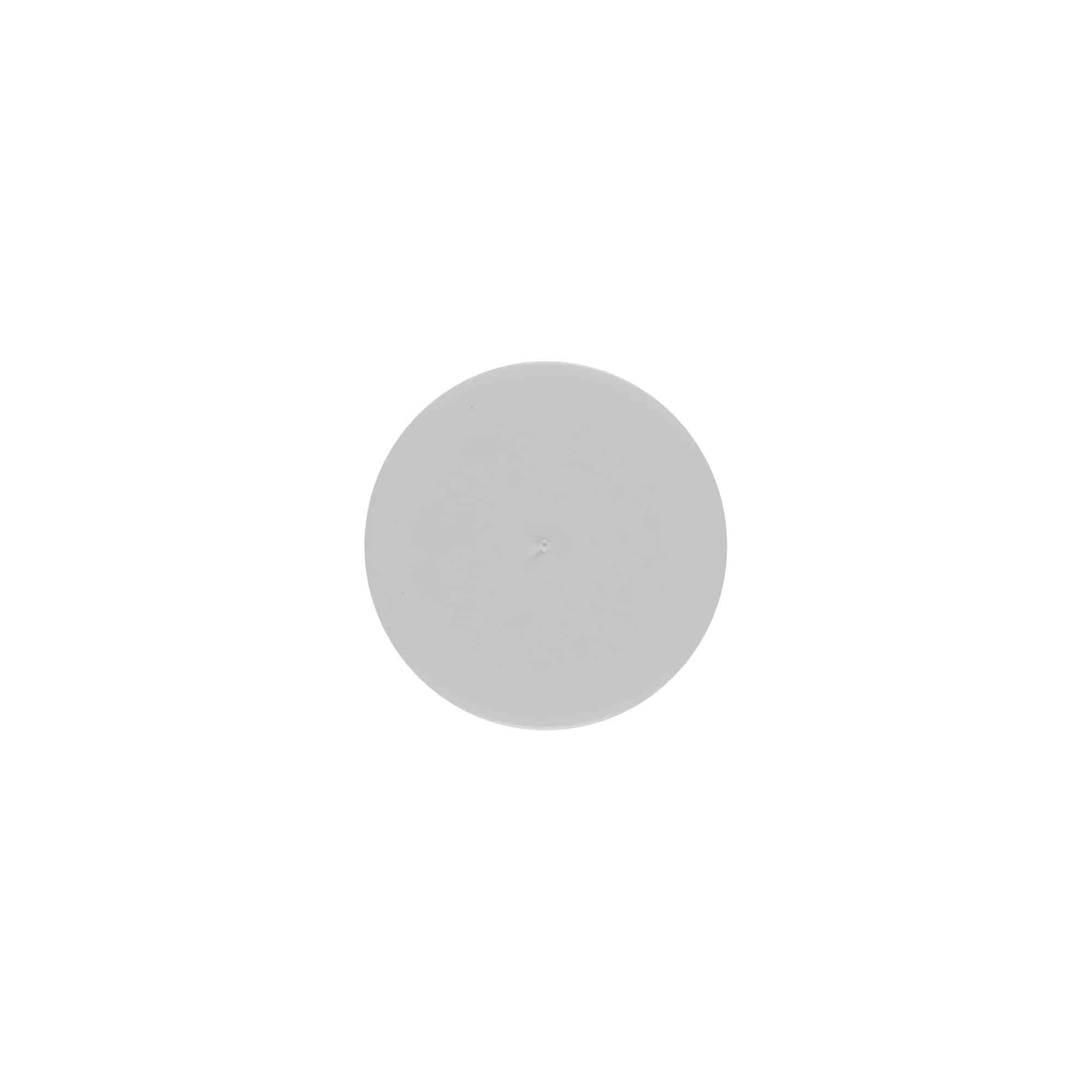 Cover disc for 5 ml 'Bianca', PP plastic, white