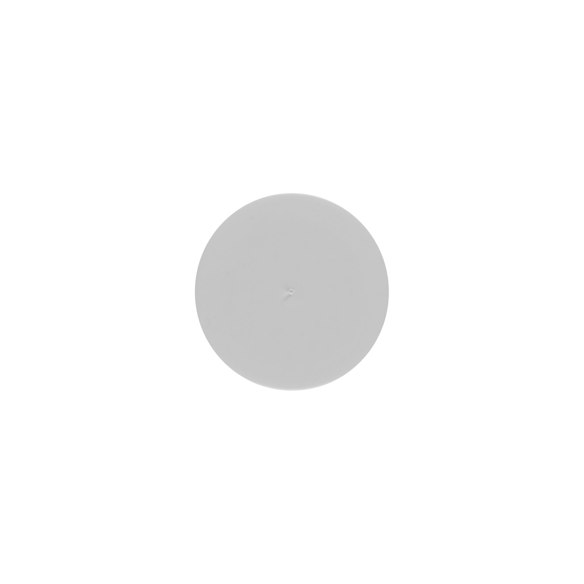 Cover disc for 5 ml 'Bianca', PP plastic, white