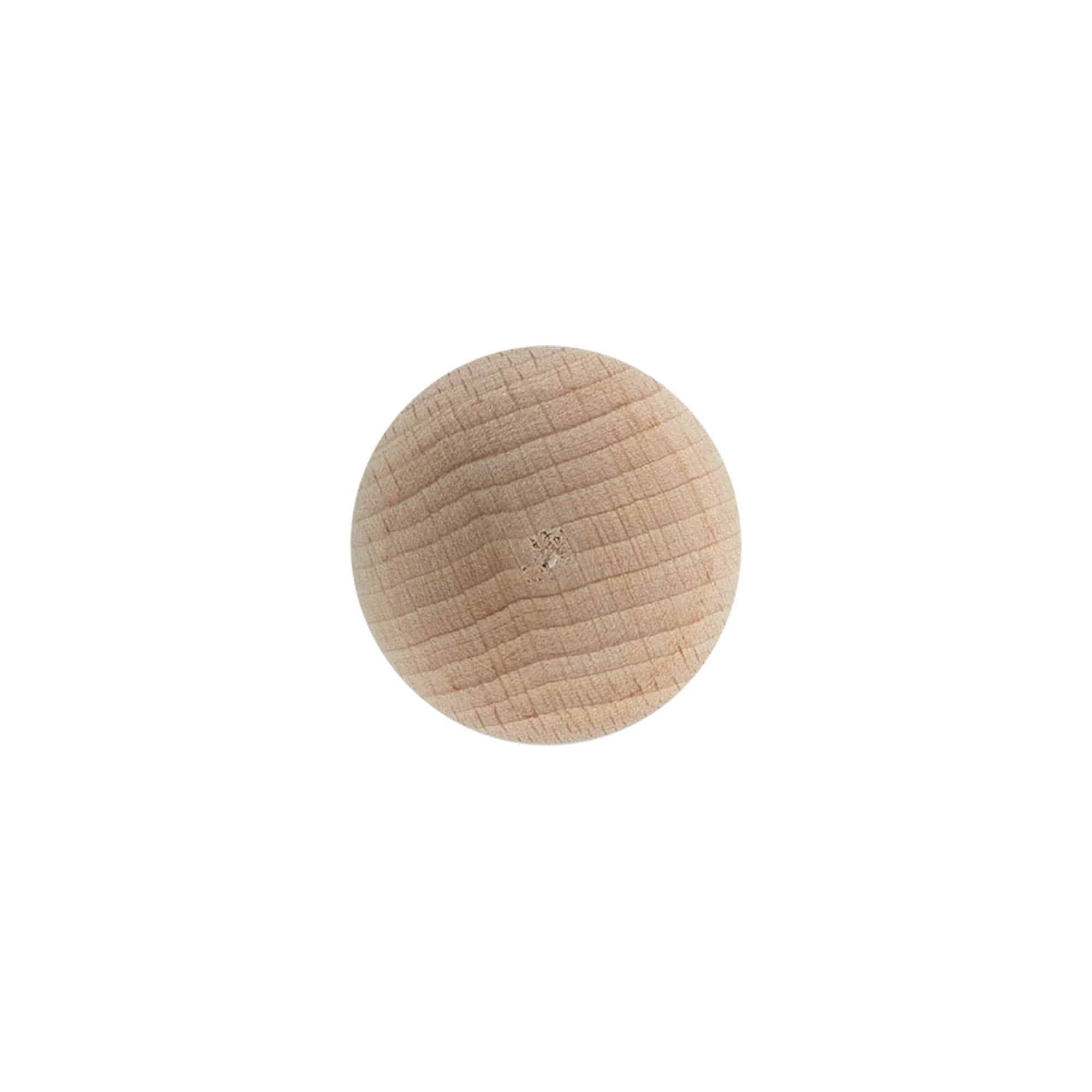 Handle cork 19 mm 'Ball', wood/plastic, for opening: cork