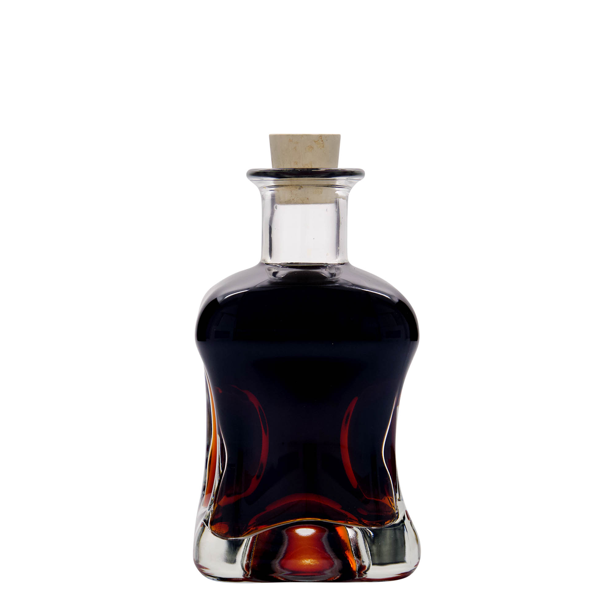 350 ml glass bottle 'Dublin', square, opening: cork 350 ml glass bottle 'Dublin', square, opening: cork