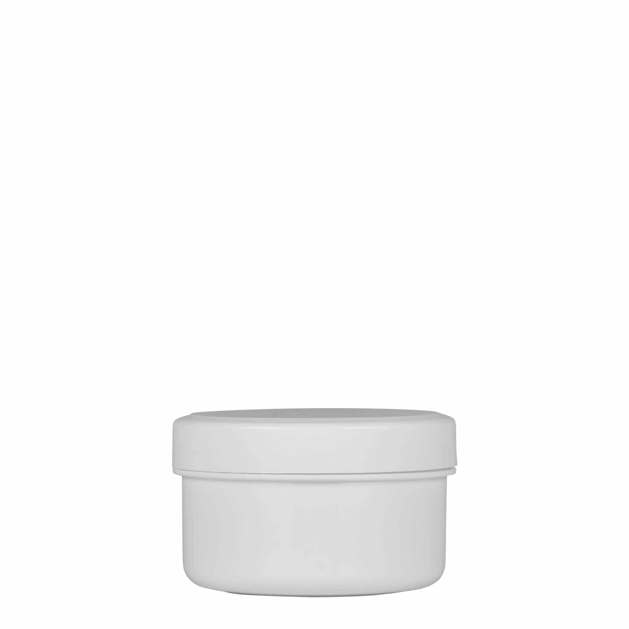 60 ml plastic jar 'White Line', PP, white, opening: screw cap