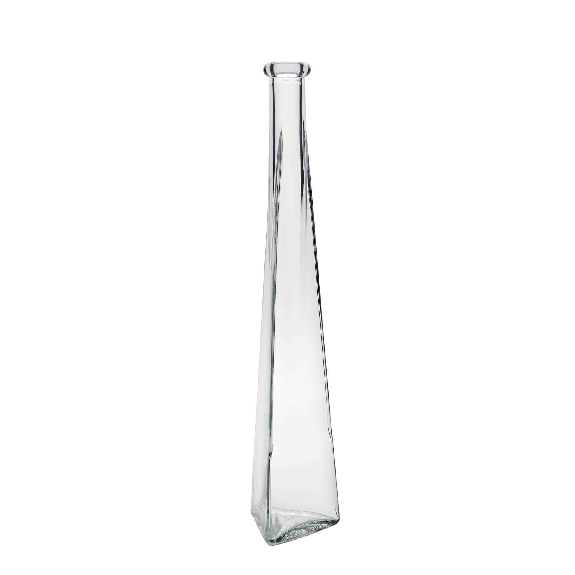 200 ml glass bottle 'Dama Triangolore', triangular, opening: cork 200 ml glass bottle 'Dama Triangolore', triangular, opening: cork