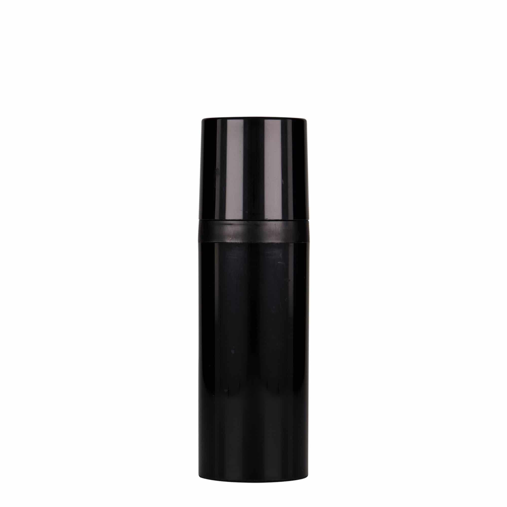 50 ml Airless Dispenser ‘Mezzo’, black PP plastic