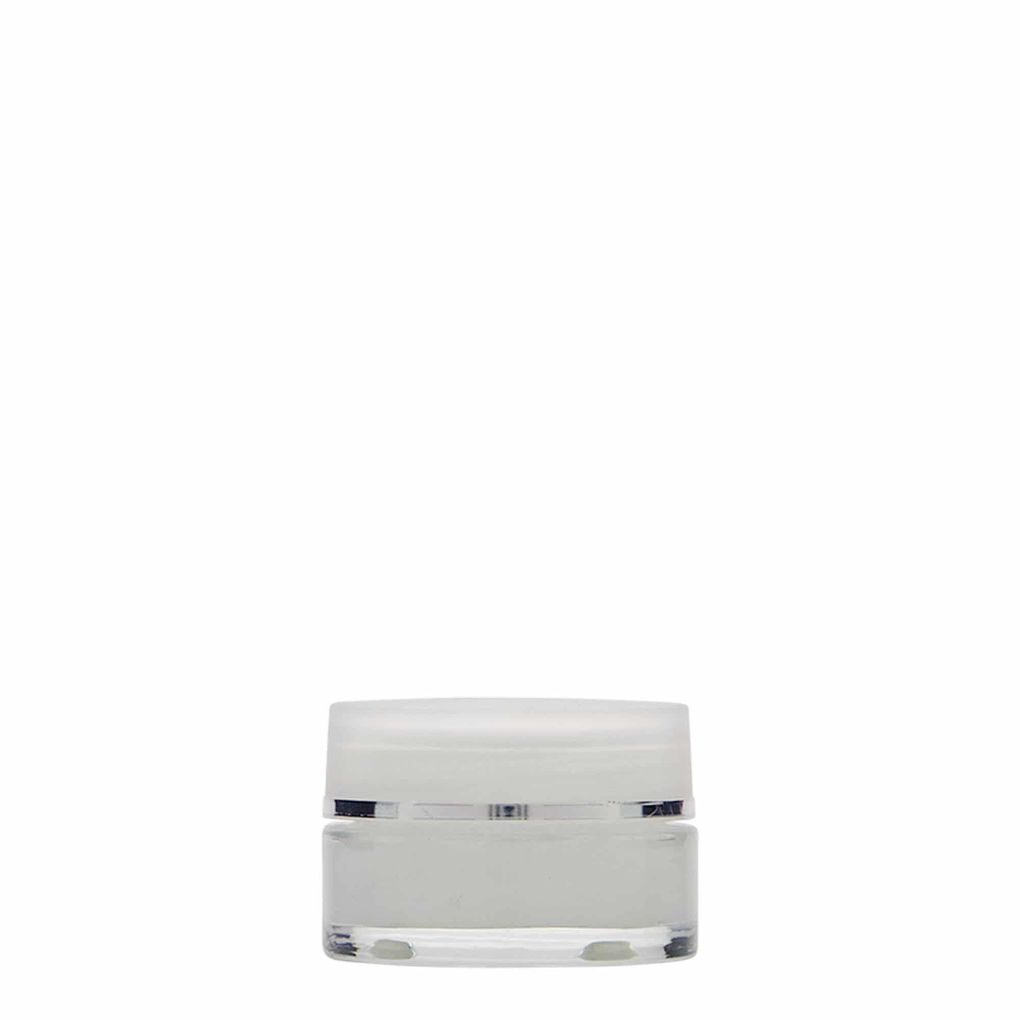 15 ml jar 'Clear Edition', glass, opening: screw cap
